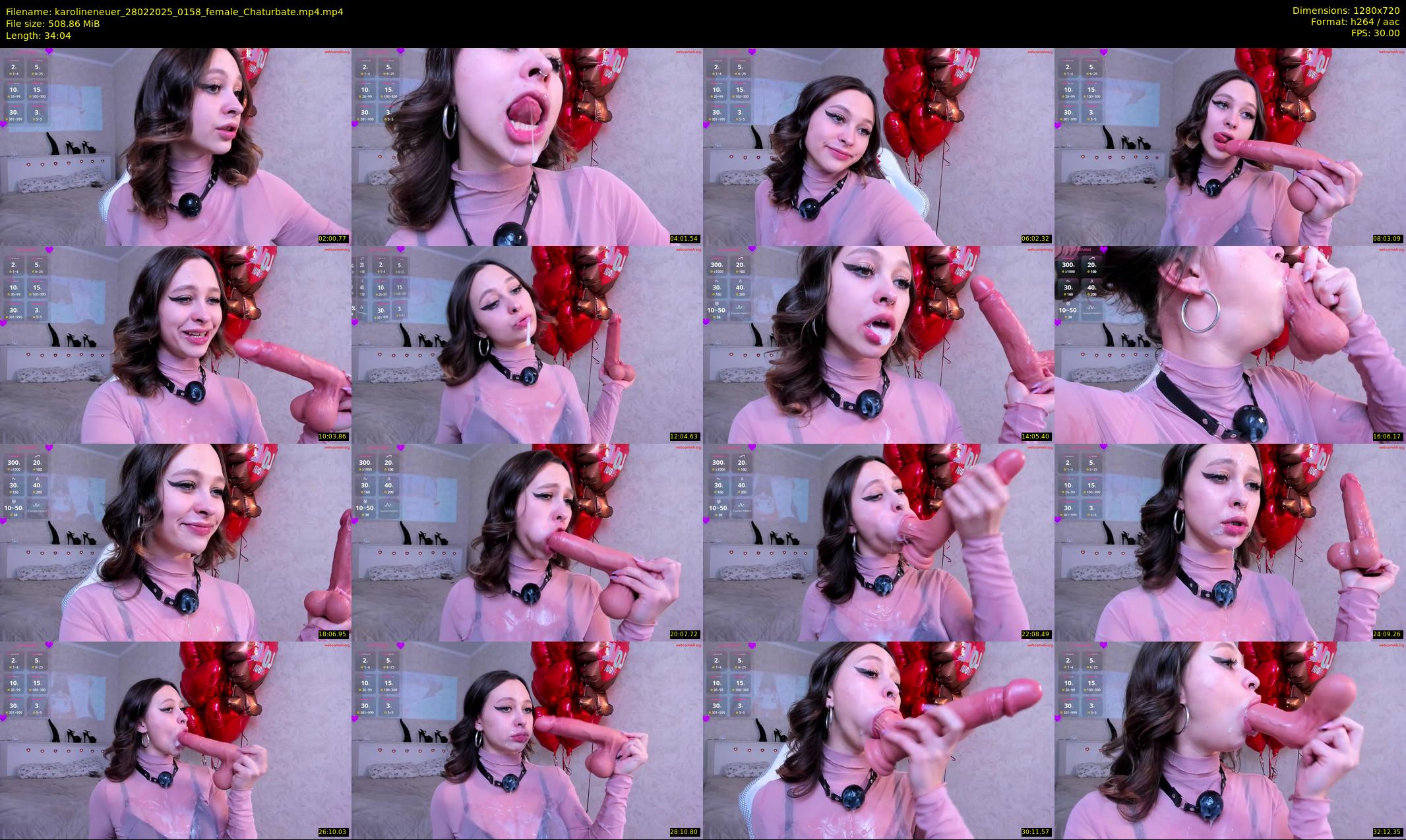 karolineneuer — 35 minute Chaturbate female cam show recording, 720p, Feb 28, 2025