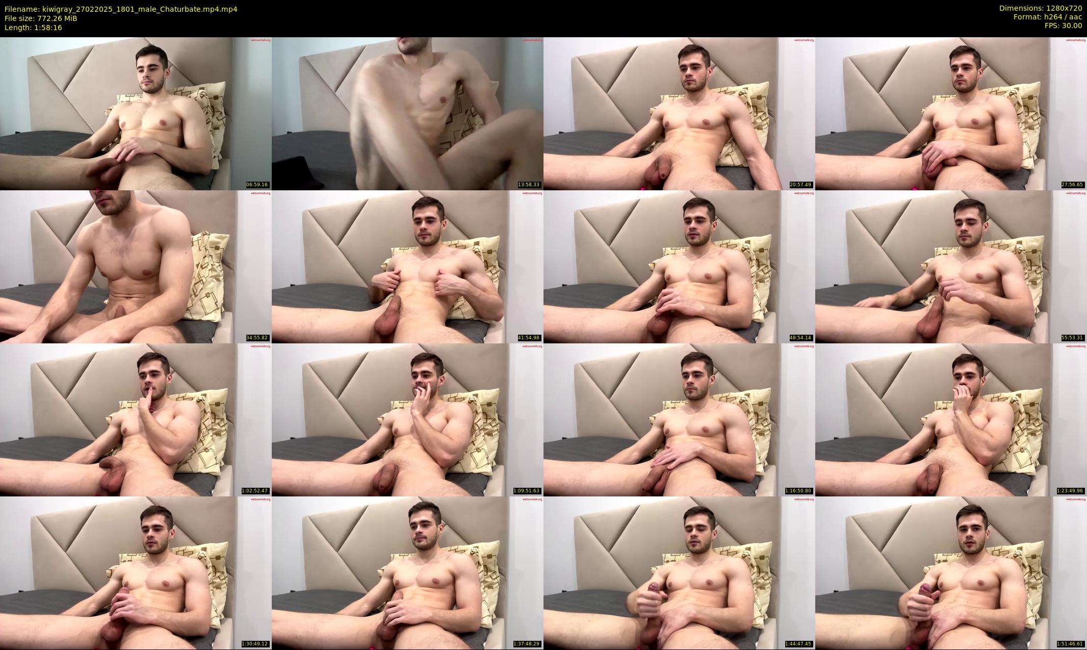 kiwigray — 119 minute Chaturbate male cam show recording, 720p, Feb 27, 2025