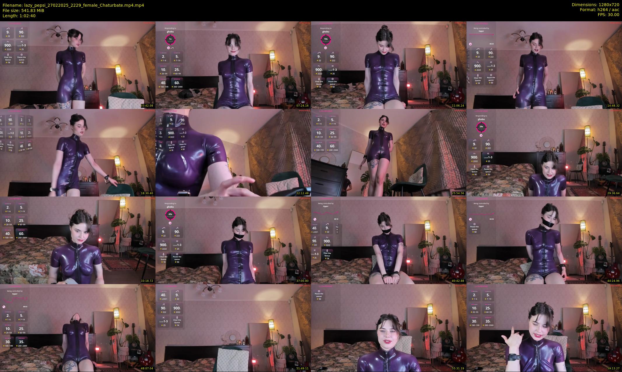 lazy_pepsi — 63 minute Chaturbate female cam show recording, 720p, Feb 27, 2025