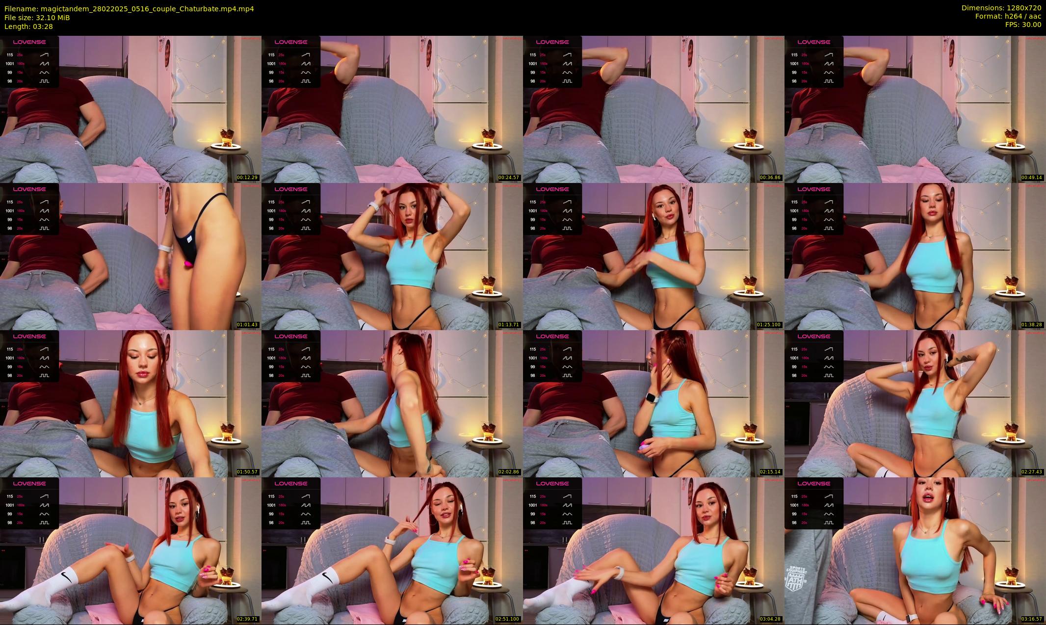 magictandem — 4 minute Chaturbate couple cam show recording, 720p, Feb 28, 2025