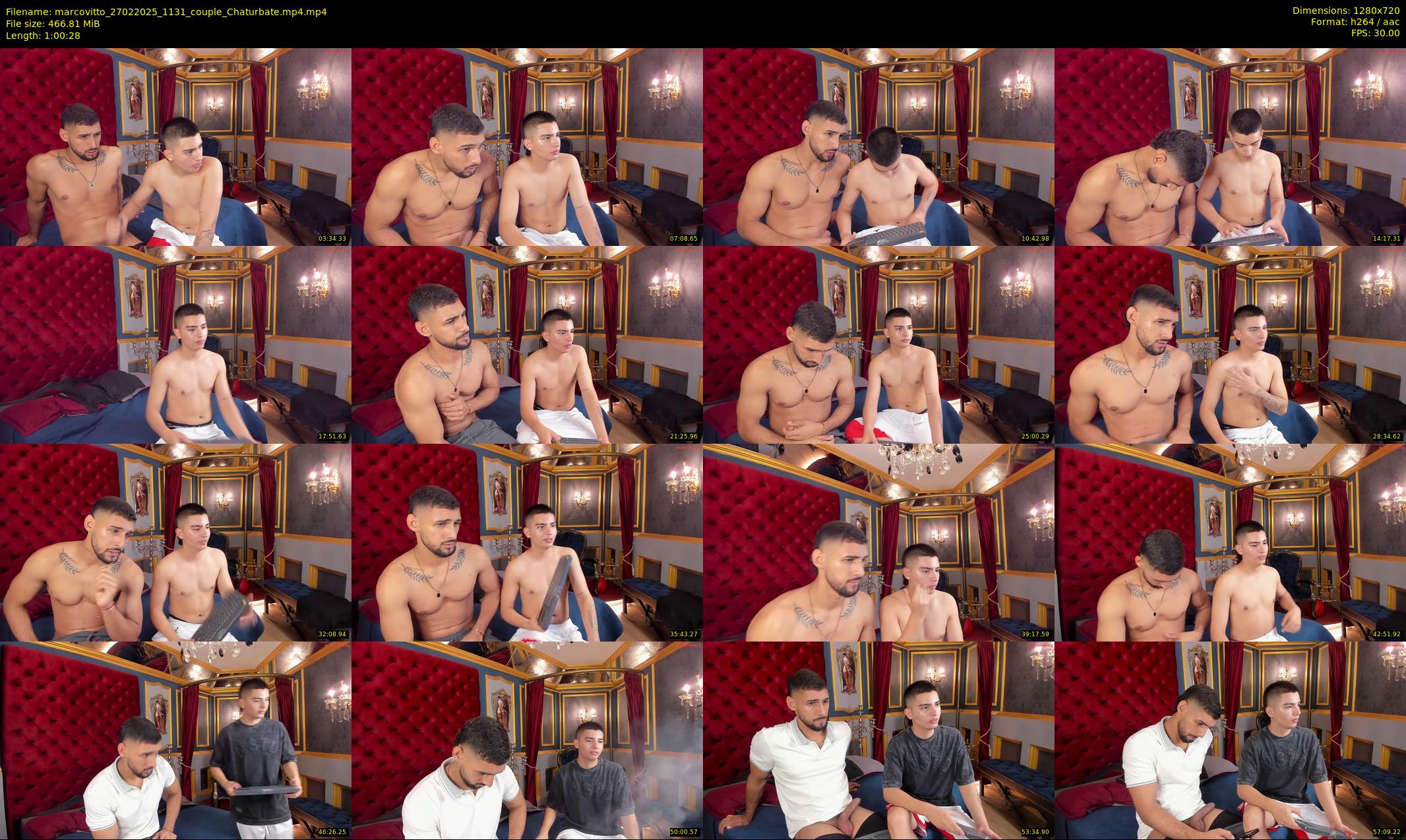 marcovitto — 61 minute Chaturbate couple cam show recording, 720p, Feb 27, 2025