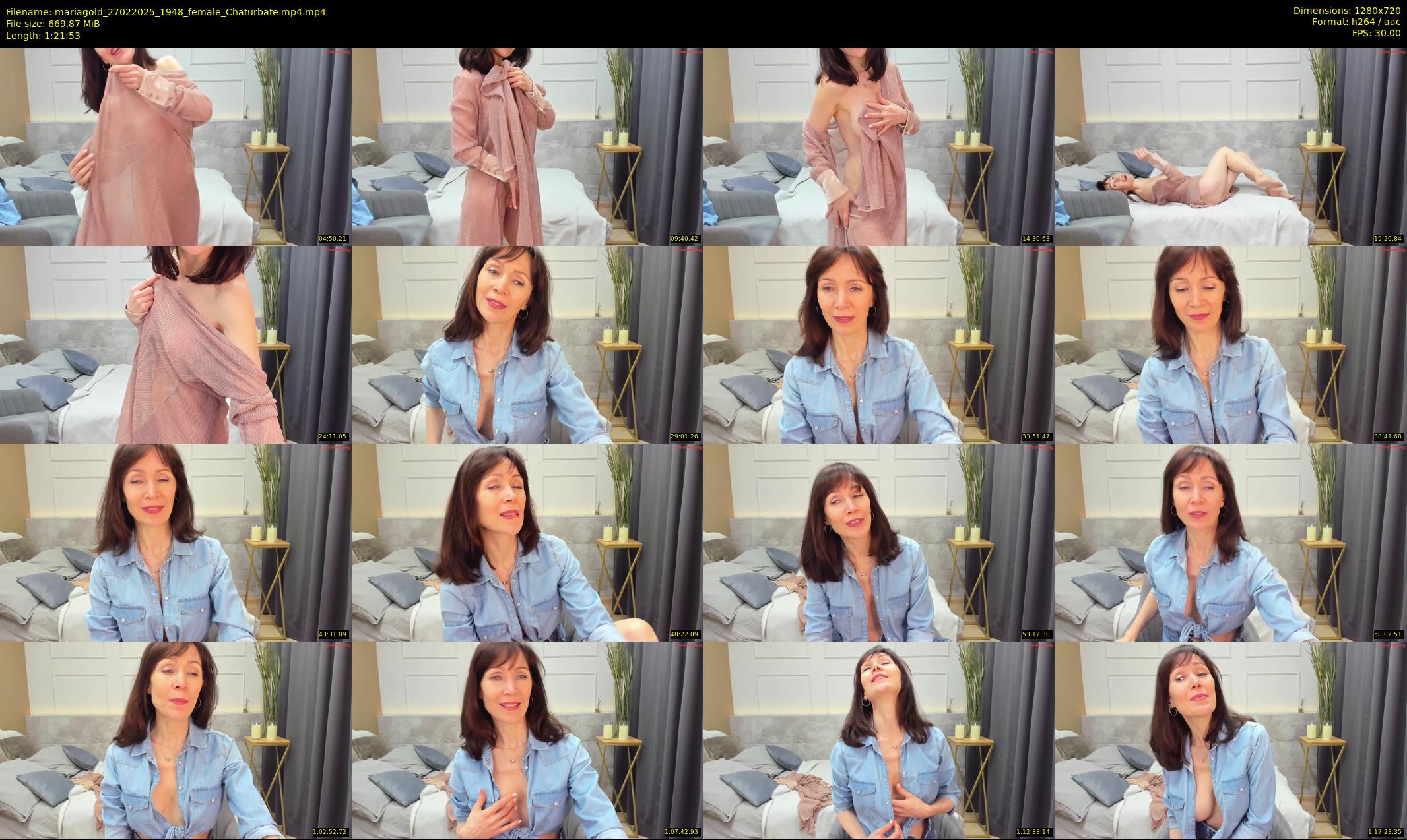 mariagold — 82 minute Chaturbate female cam show recording, 720p, Feb 27, 2025