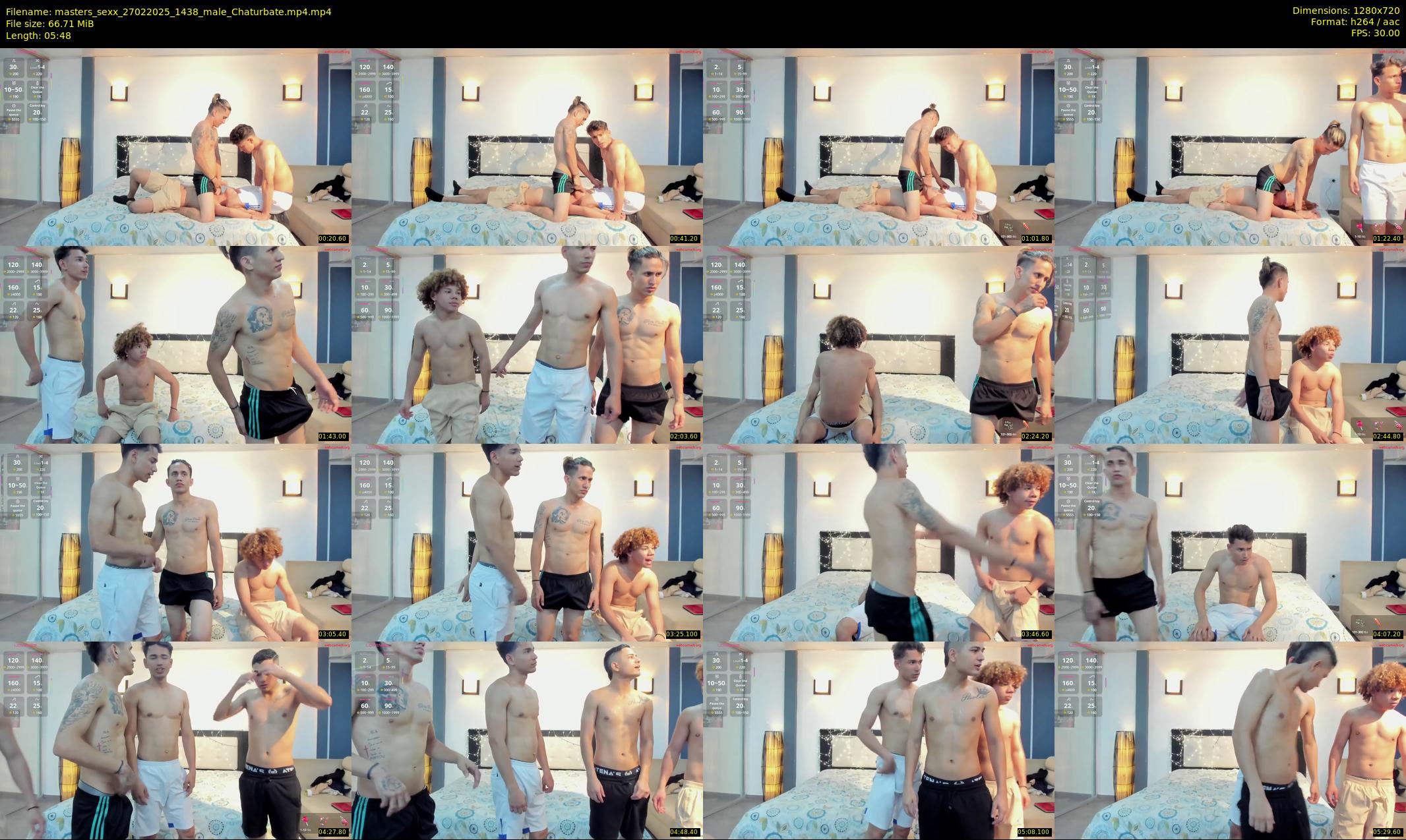 masters_sexx — 6 minute Chaturbate male cam show recording, 720p, Feb 27, 2025