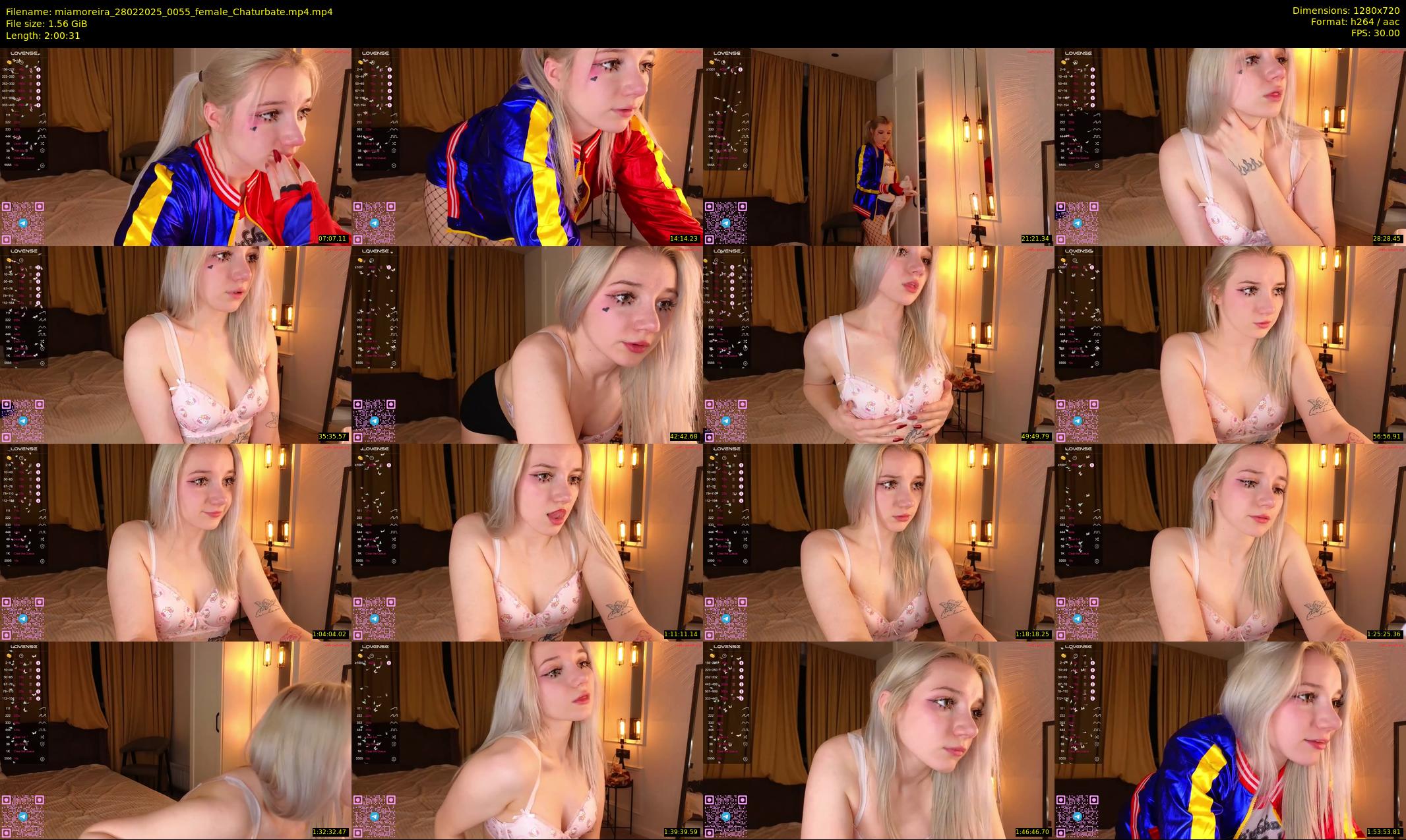 miamoreira — 121 minute Chaturbate female cam show recording, 720p, Feb 28, 2025