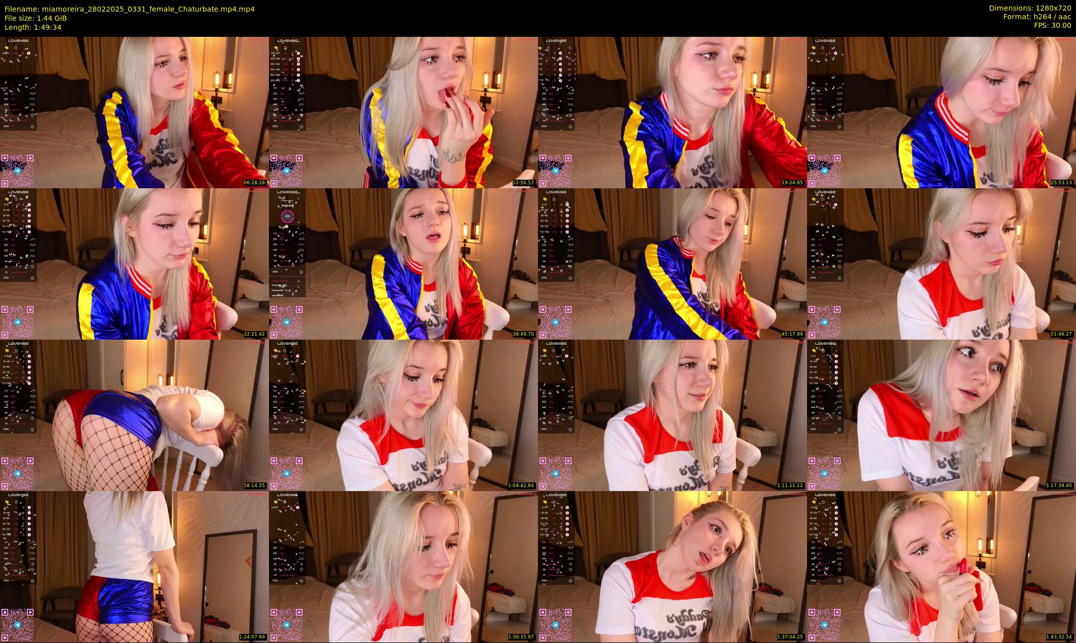 miamoreira — 110 minute Chaturbate female cam show recording, 720p, Feb 28, 2025