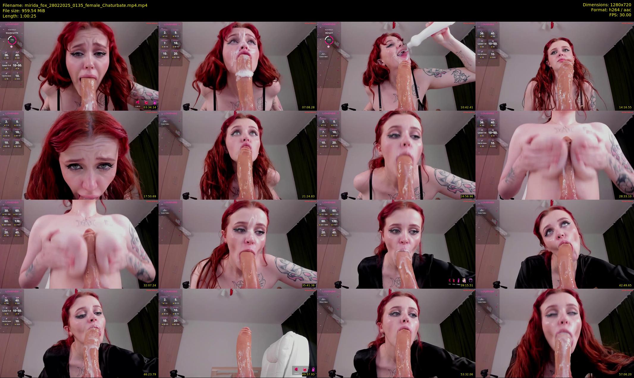 mirida_fox — 61 minute Chaturbate female cam show recording, 720p, Feb 28, 2025