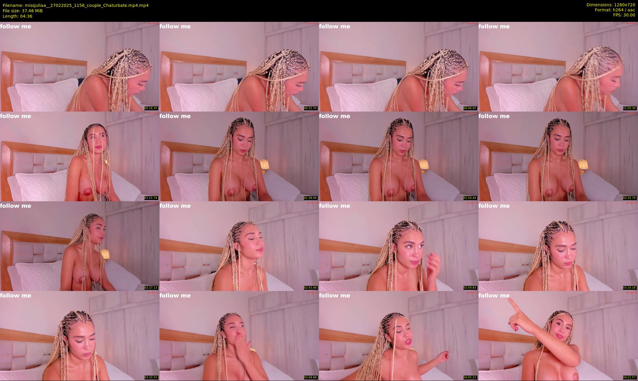 missjuliaa_ — 5 minute Chaturbate female cam show recording, 720p, Feb 27, 2025