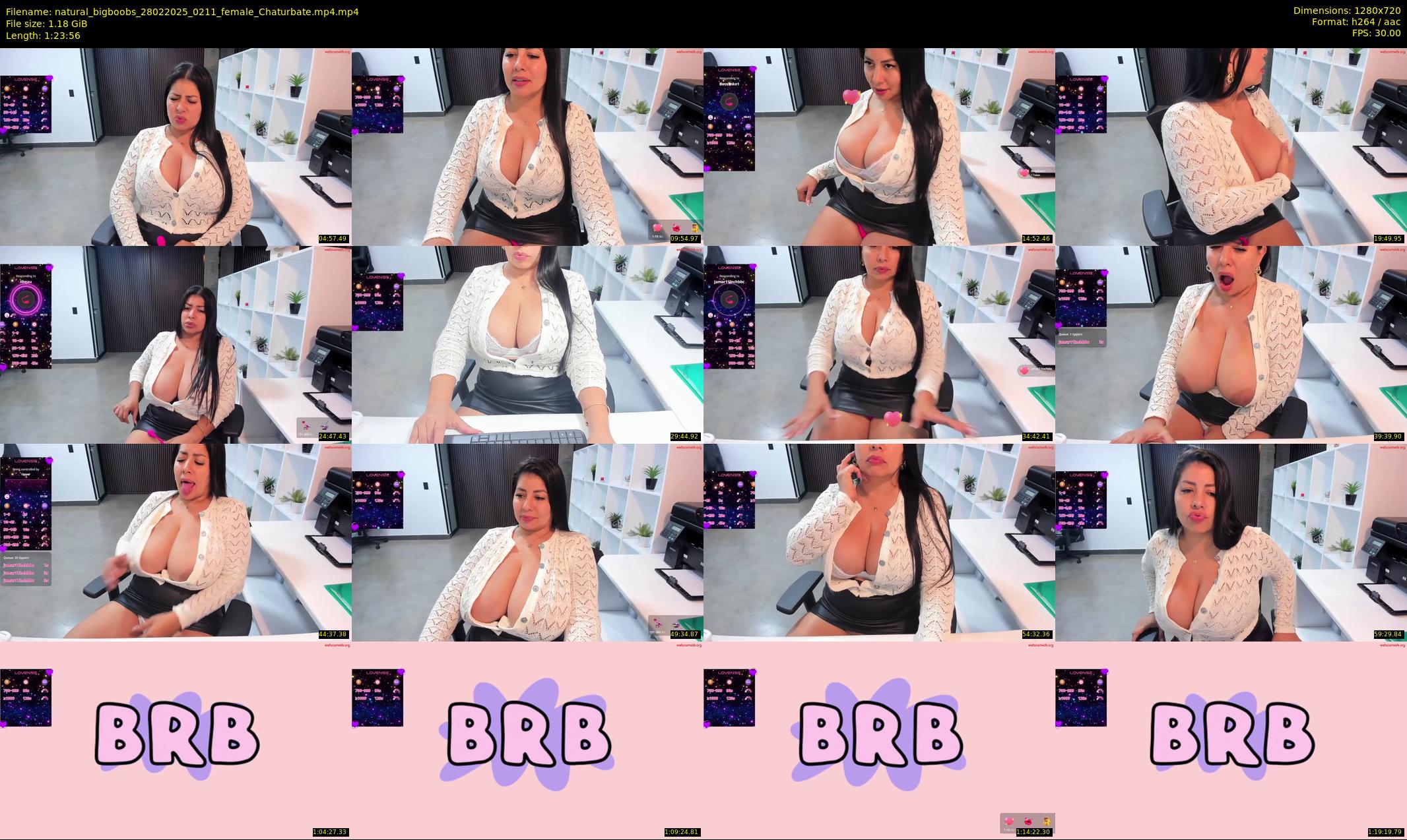 natural_bigboobs — 84 minute Chaturbate female cam show recording, 720p, Feb 28, 2025