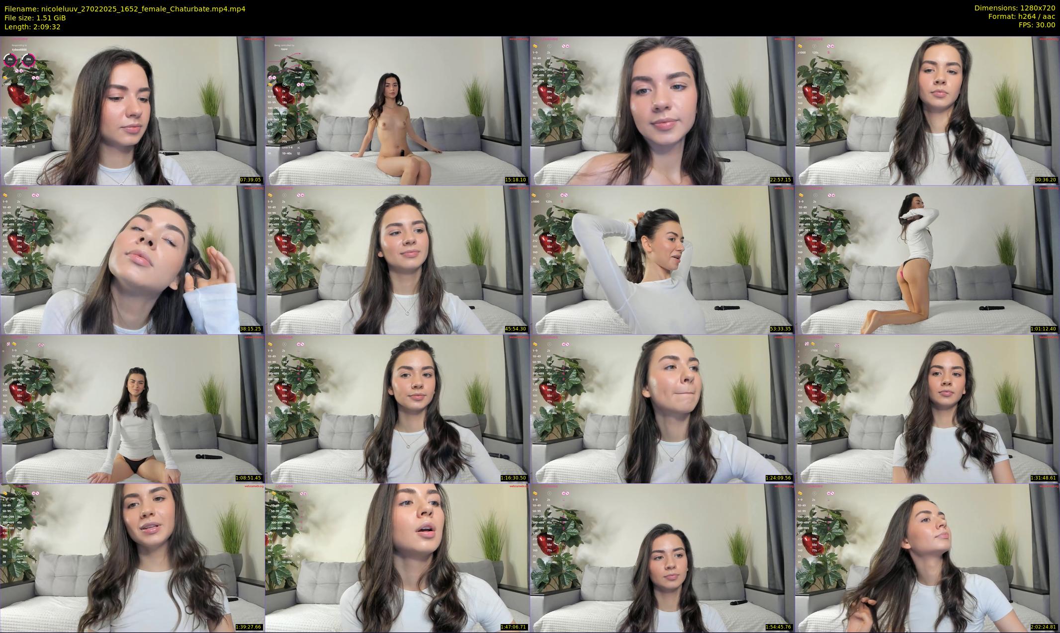 nicoleluuv — 130 minute Chaturbate female cam show recording, 720p, Feb 27, 2025