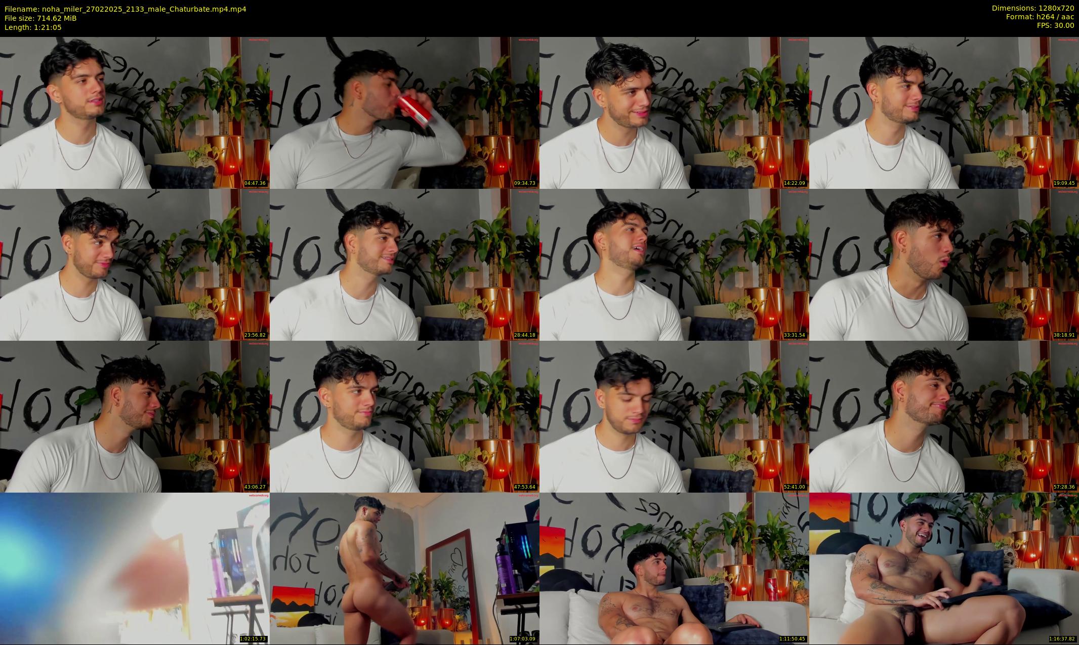 noha_miler — 82 minute Chaturbate male cam show recording, 720p, Feb 27, 2025