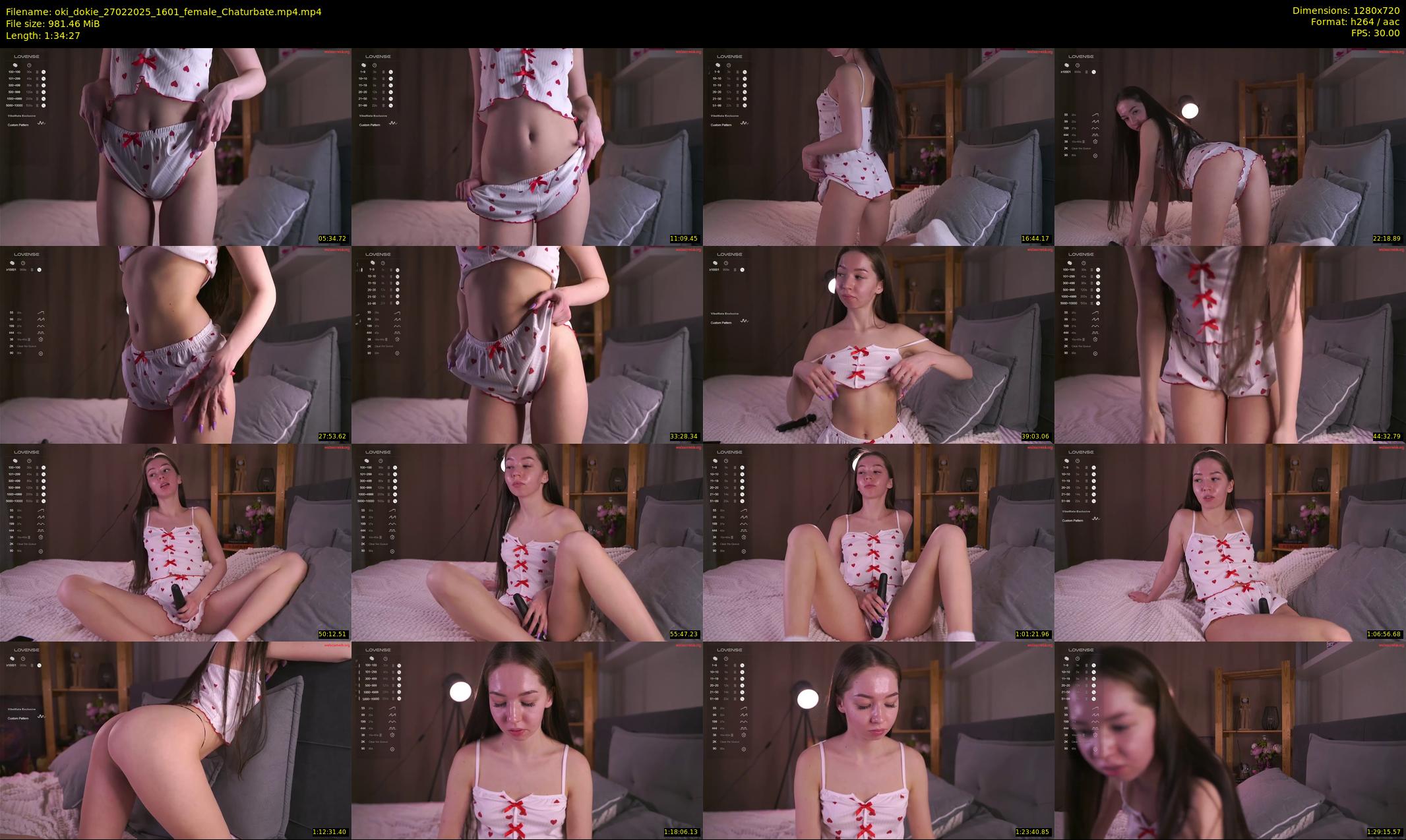 oki_dokie — 95 minute Chaturbate female cam show recording, 720p, Feb 27, 2025