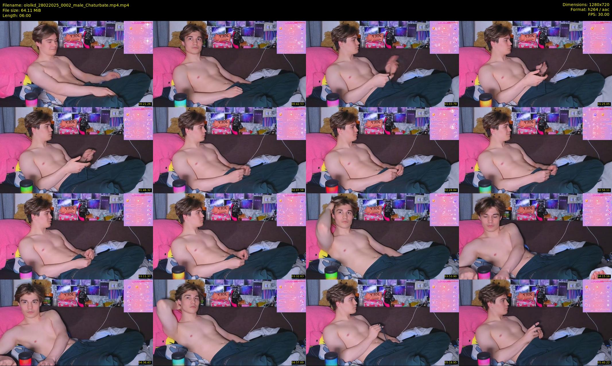 ololkd — 6 minute Chaturbate male cam show recording, 720p, Feb 28, 2025