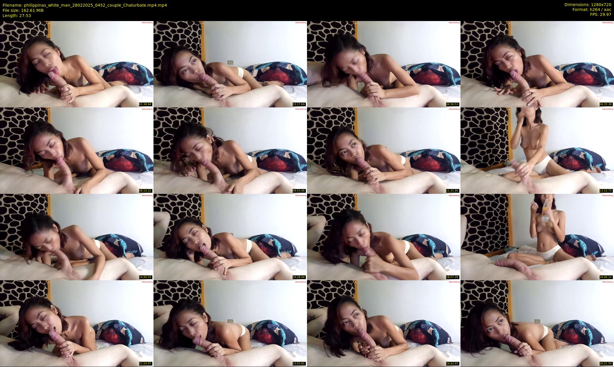 philippinas_white_man — 28 minute Chaturbate couple cam show recording, 720p, Feb 28, 2025