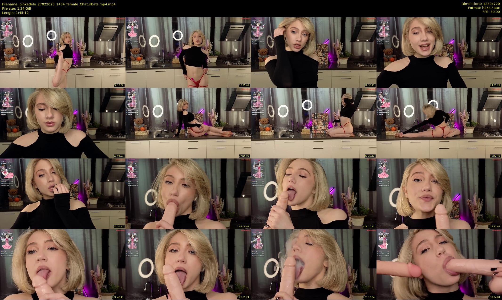 pinkadele — 106 minute Chaturbate female cam show recording, 720p, Feb 27, 2025