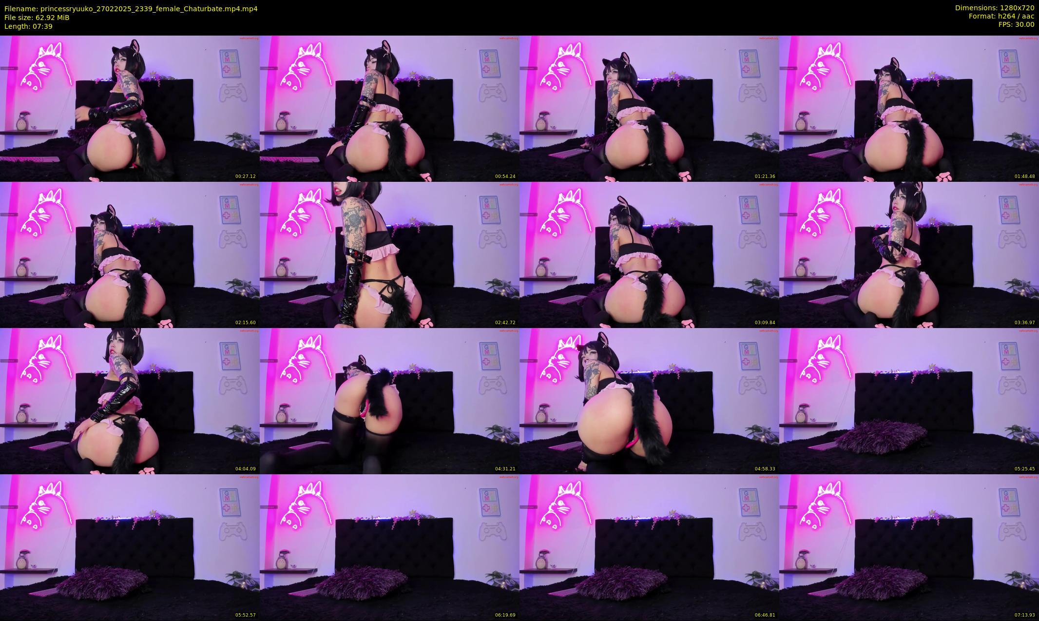 princessryuuko — 8 minute Chaturbate female cam show recording, 720p, Feb 27, 2025