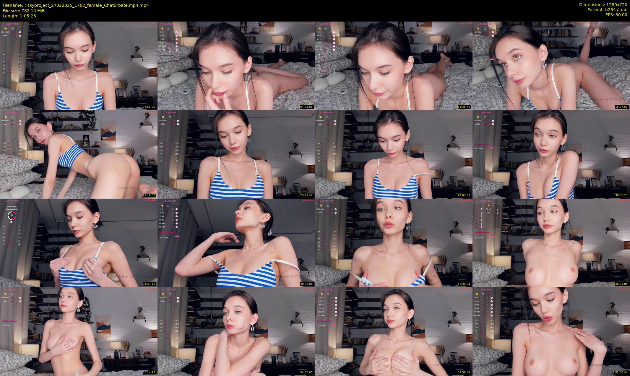 riskyproject — 66 minute Chaturbate couple cam show recording, 720p, Feb 27, 2025