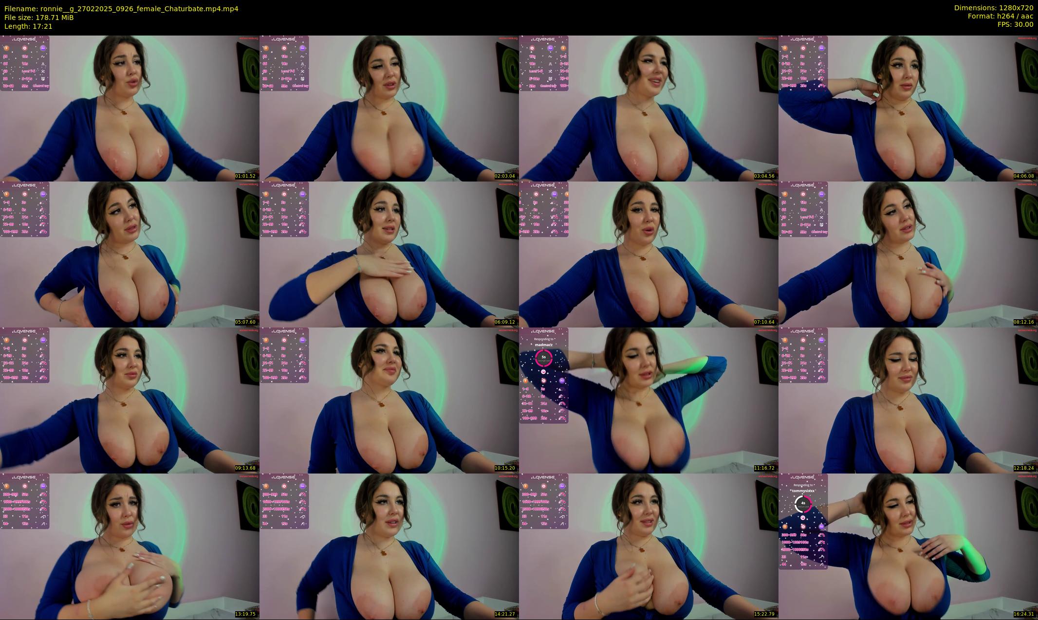 ronnie__g — 18 minute Chaturbate female cam show recording, 720p, Feb 27, 2025