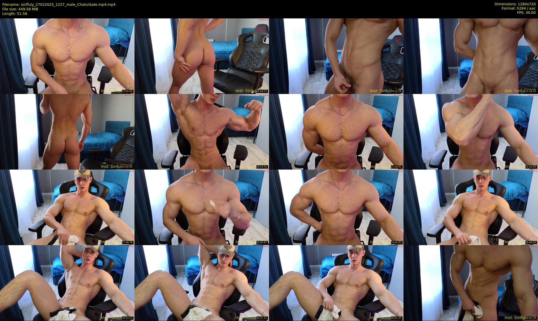 sinffuly — 52 minute Chaturbate male cam show recording, 720p, Feb 27, 2025