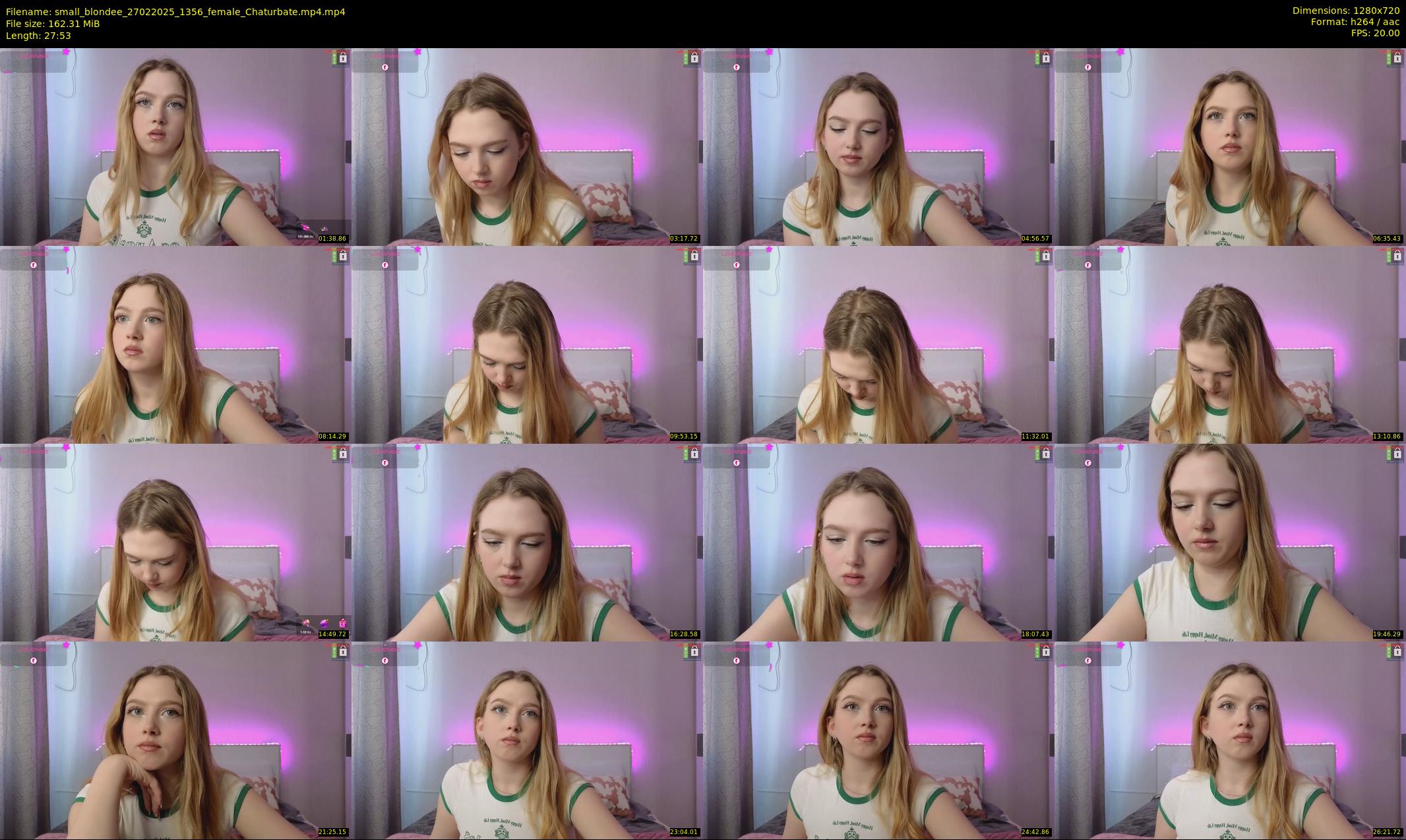 small_blondee — 28 minute Chaturbate female cam show recording, 720p, Feb 27, 2025