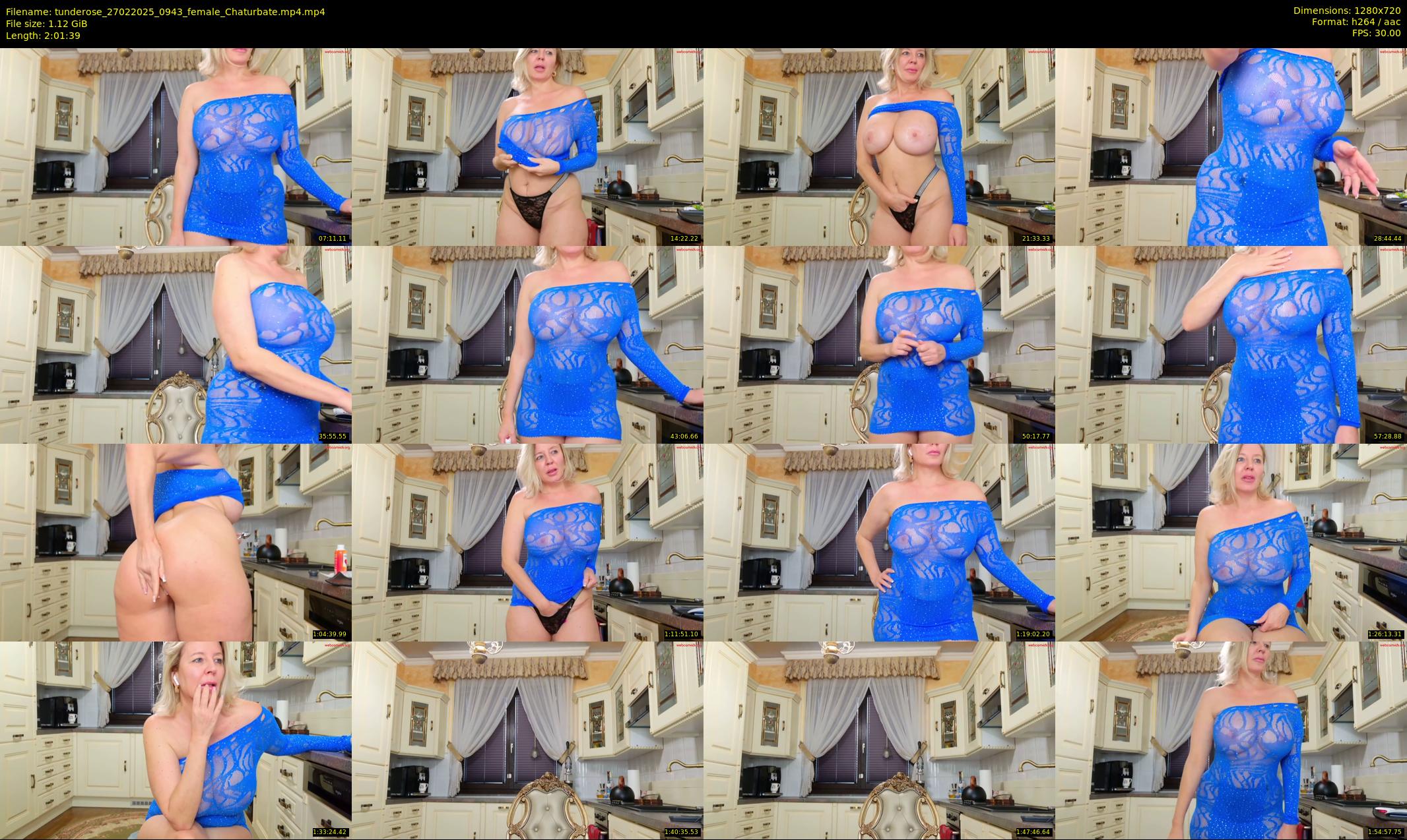tunderose — 122 minute Chaturbate female cam show recording, 720p, Feb 27, 2025