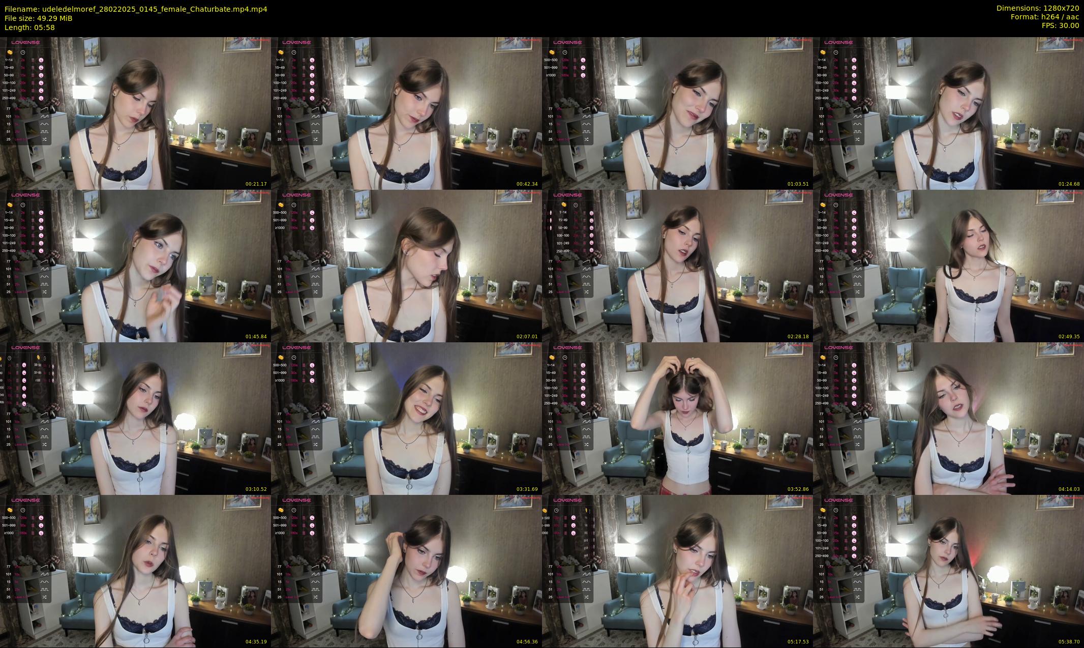 udeledelmoref — 6 minute Chaturbate female cam show recording, 720p, Feb 28, 2025