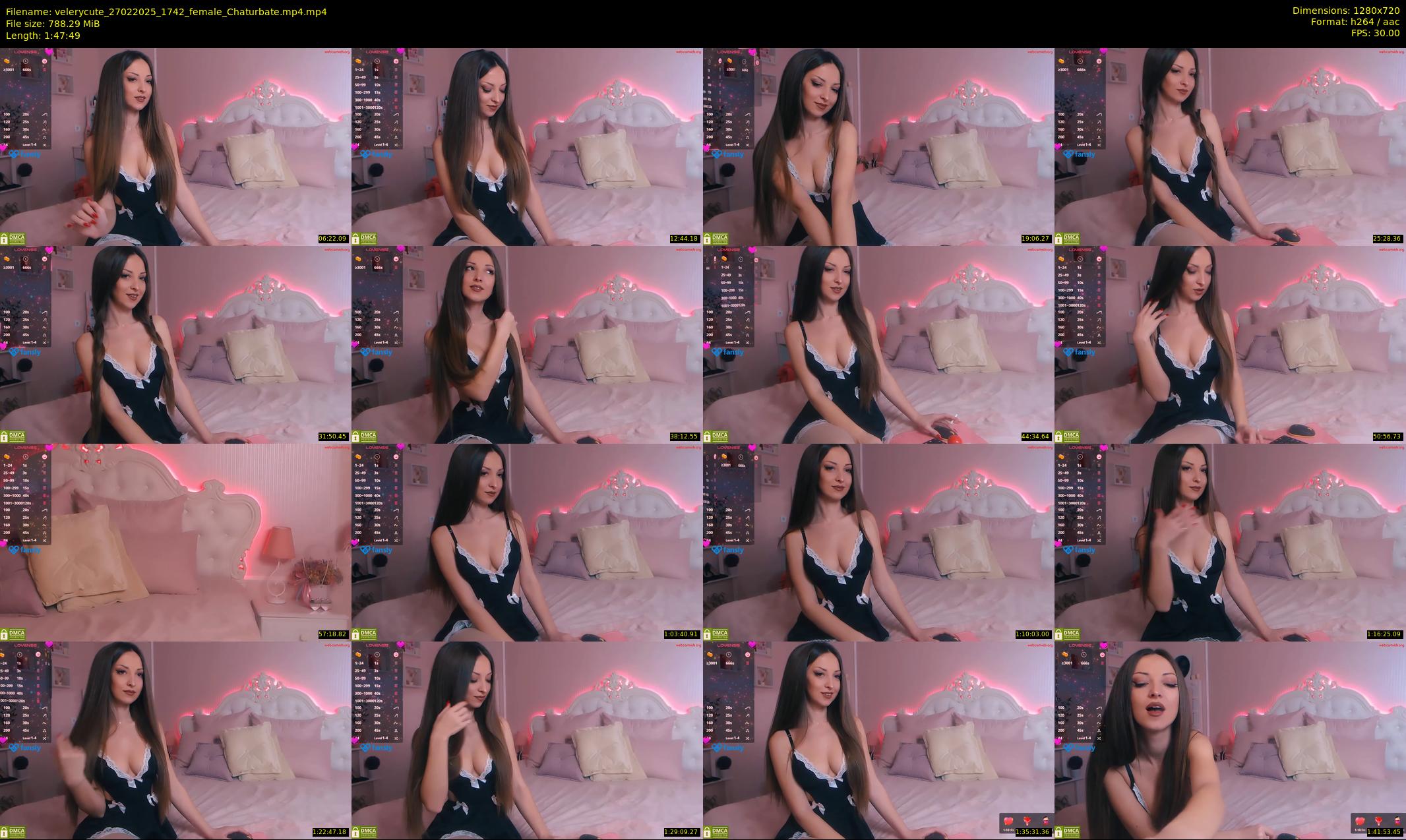 velerycute — 108 minute Chaturbate female cam show recording, 720p, Feb 27, 2025