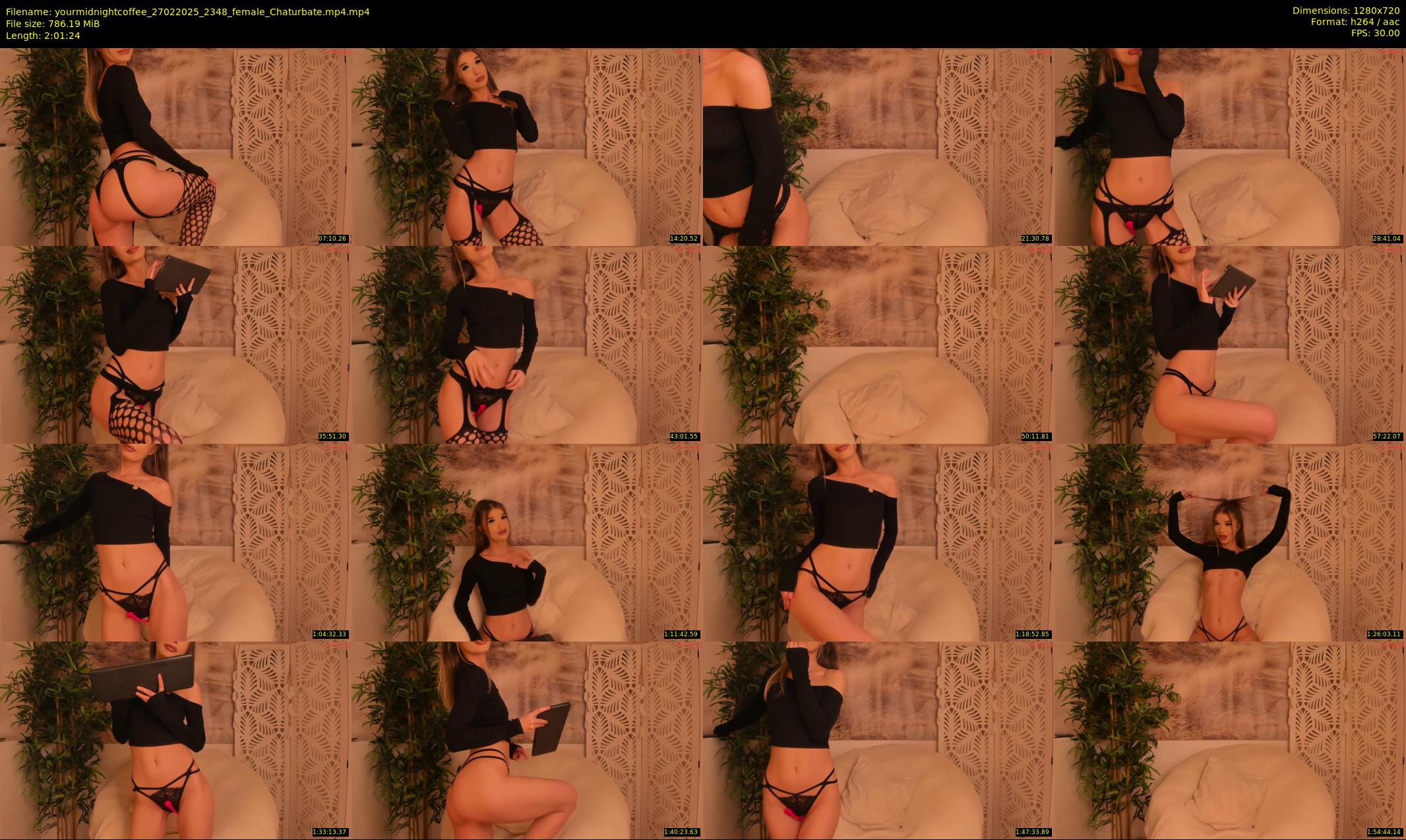 yourmidnightcoffee — 122 minute Chaturbate female cam show recording, 720p, Feb 27, 2025