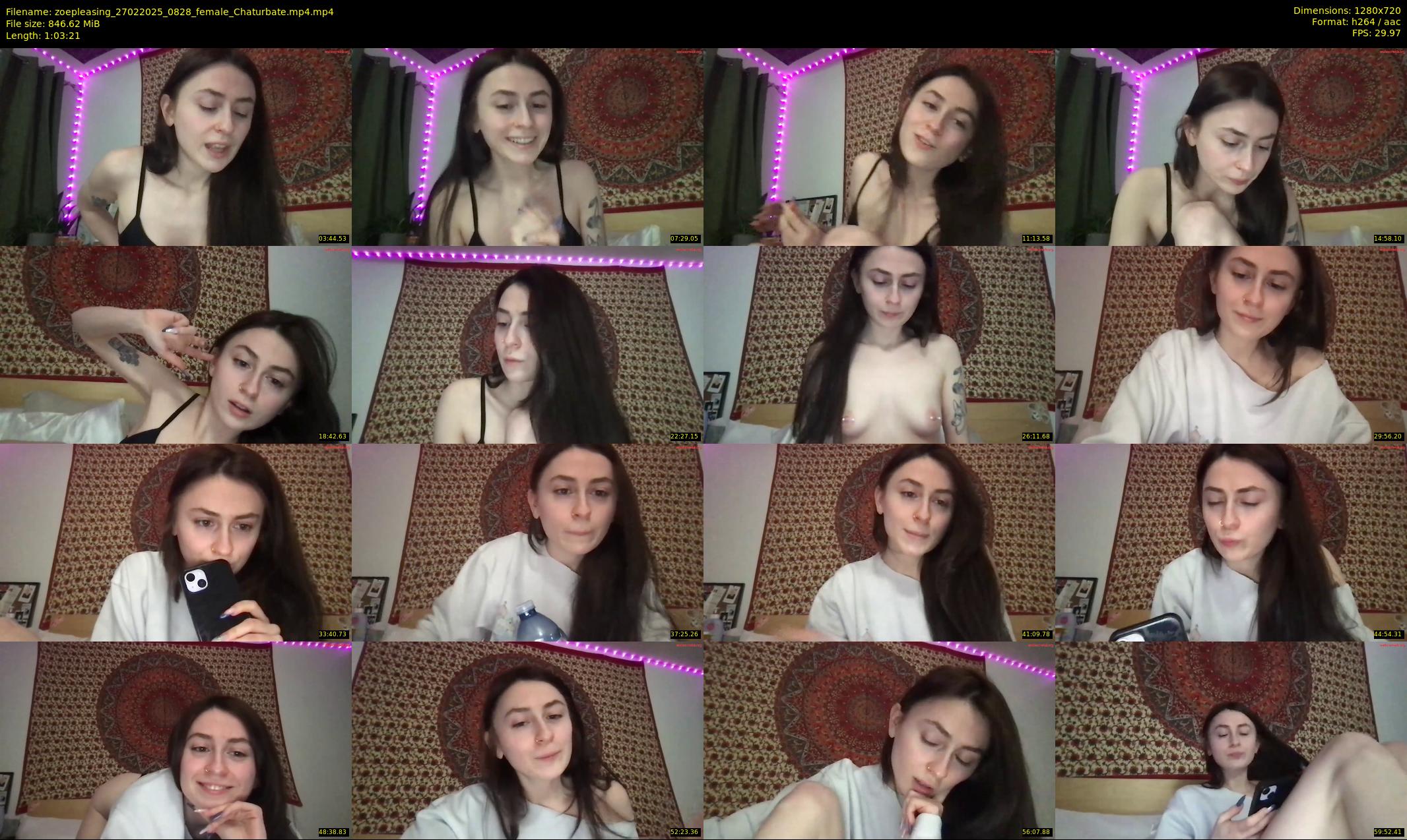 zoepleasing — 64 minute Chaturbate female cam show recording, 720p, Feb 27, 2025