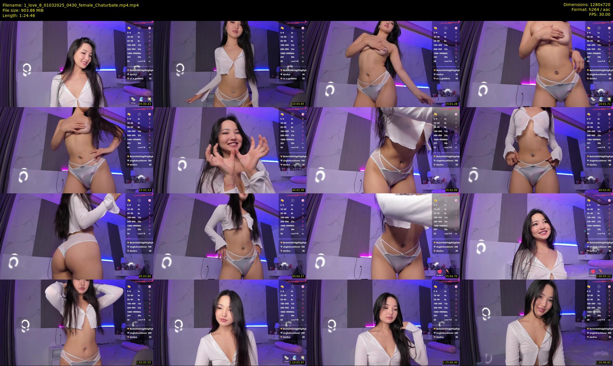 1_love_8 — 85 minute Chaturbate female cam show recording, 720p, Mar 1, 2025