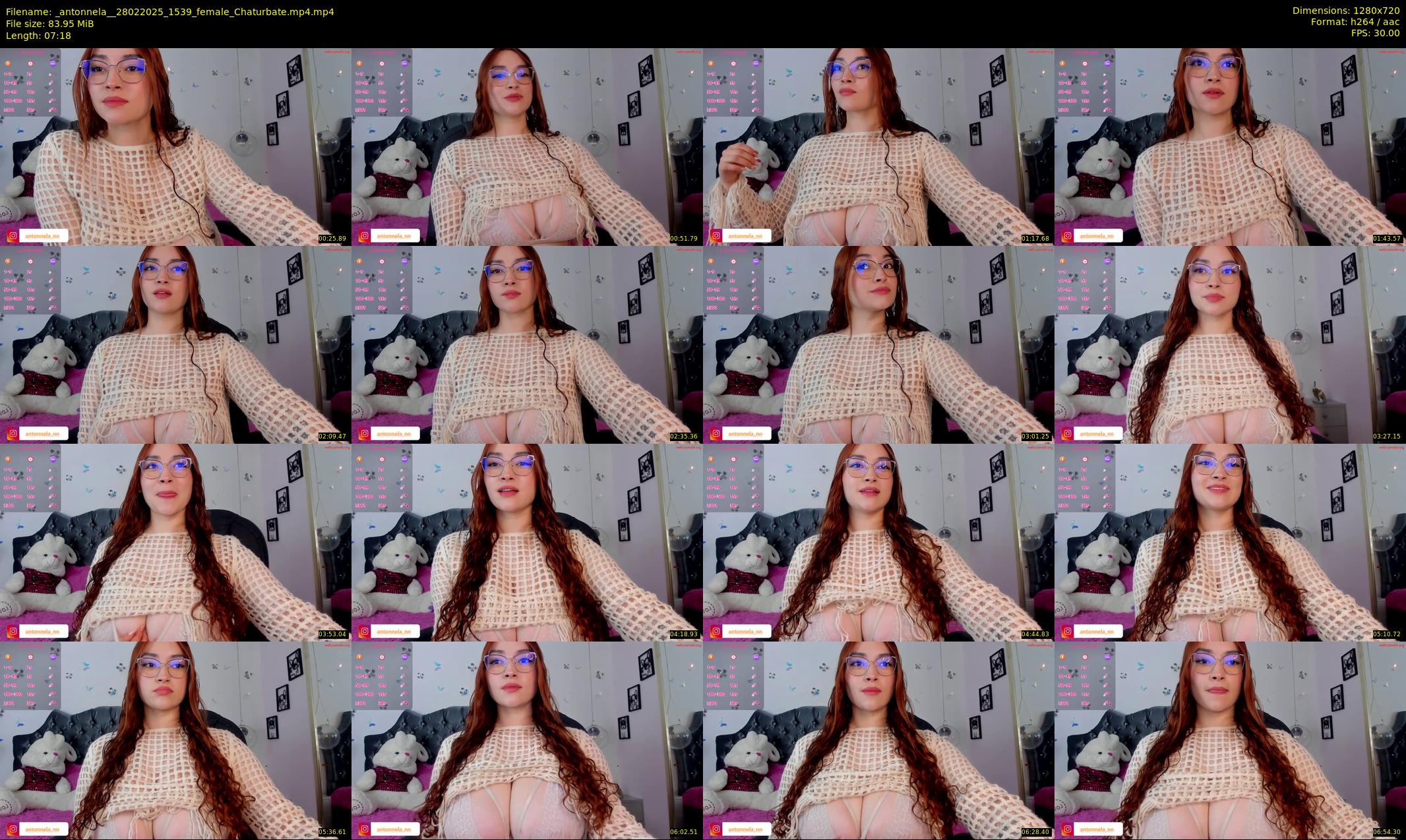 _antonnela_ — 8 minute Chaturbate female cam show recording, 720p, Feb 28, 2025