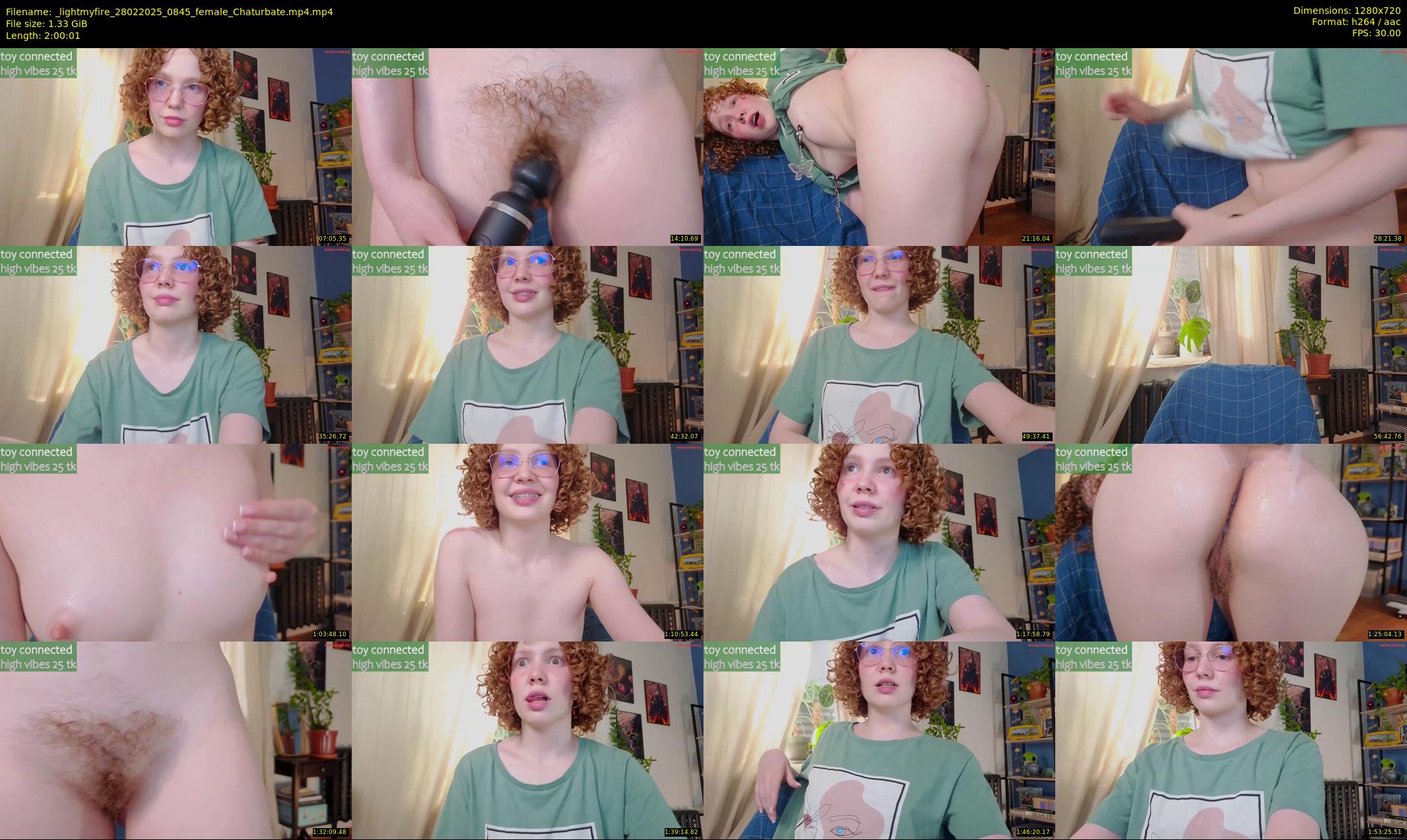 _lightmyfire — 121 minute Chaturbate female cam show recording, 720p, Feb 28, 2025