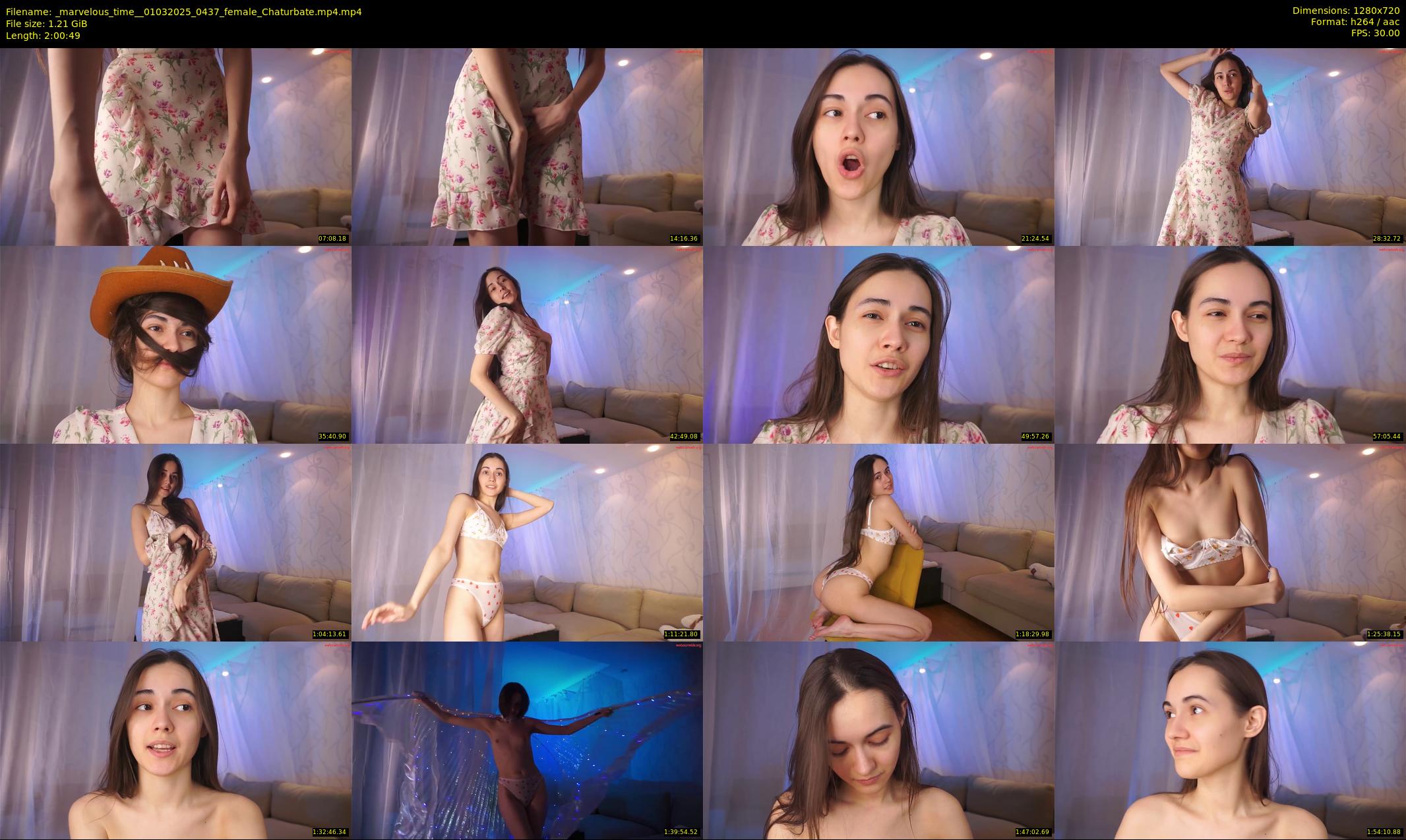 _marvelous_time_ — 121 minute Chaturbate female cam show recording, 720p, Mar 1, 2025