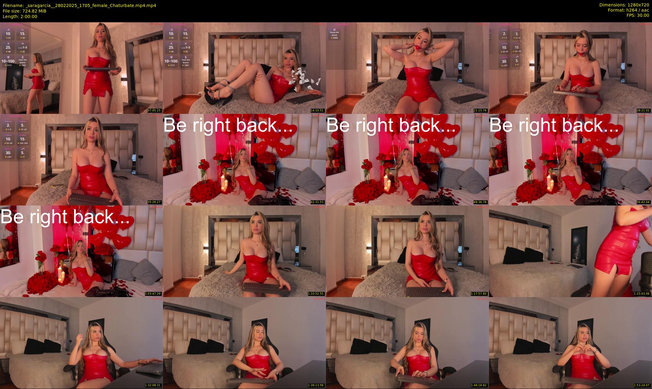 _saragarcia_ — 120 minute Chaturbate female cam show recording, 720p, Feb 28, 2025