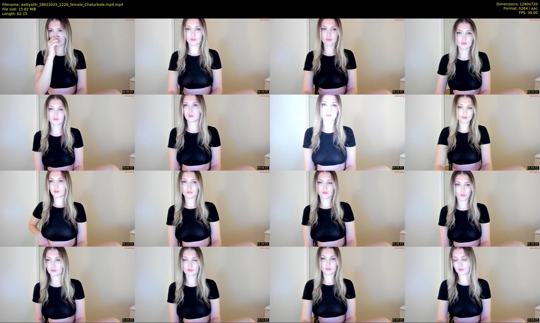 aalliyahh — 3 minute Chaturbate female cam show recording, 720p, Feb 28, 2025