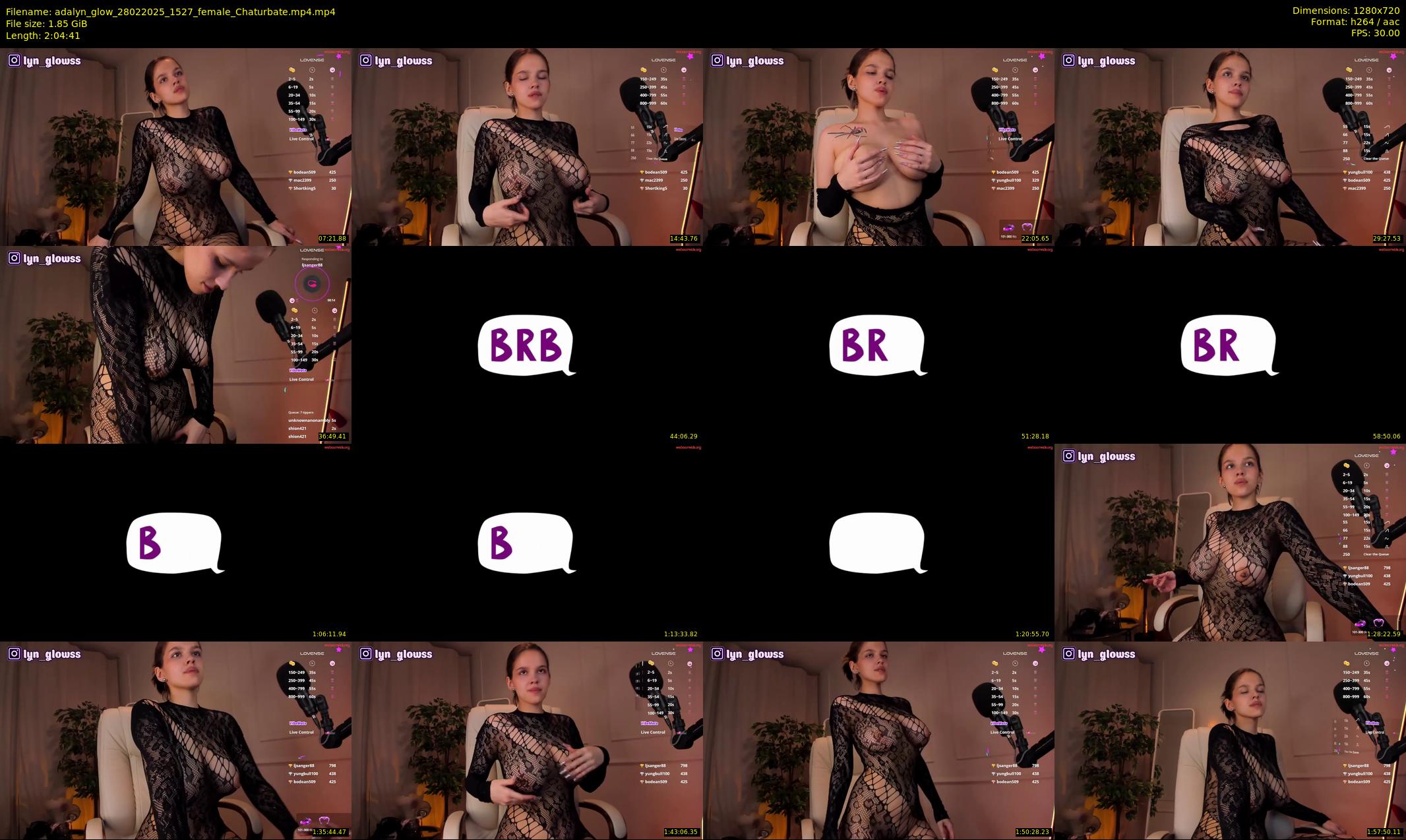 adalyn_glow — 125 minute Chaturbate female cam show recording, 720p, Feb 28, 2025
