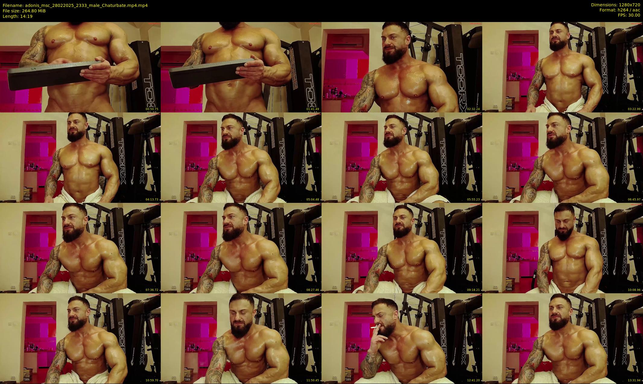 adonis_msc — 15 minute Chaturbate male cam show recording, 720p, Feb 28, 2025