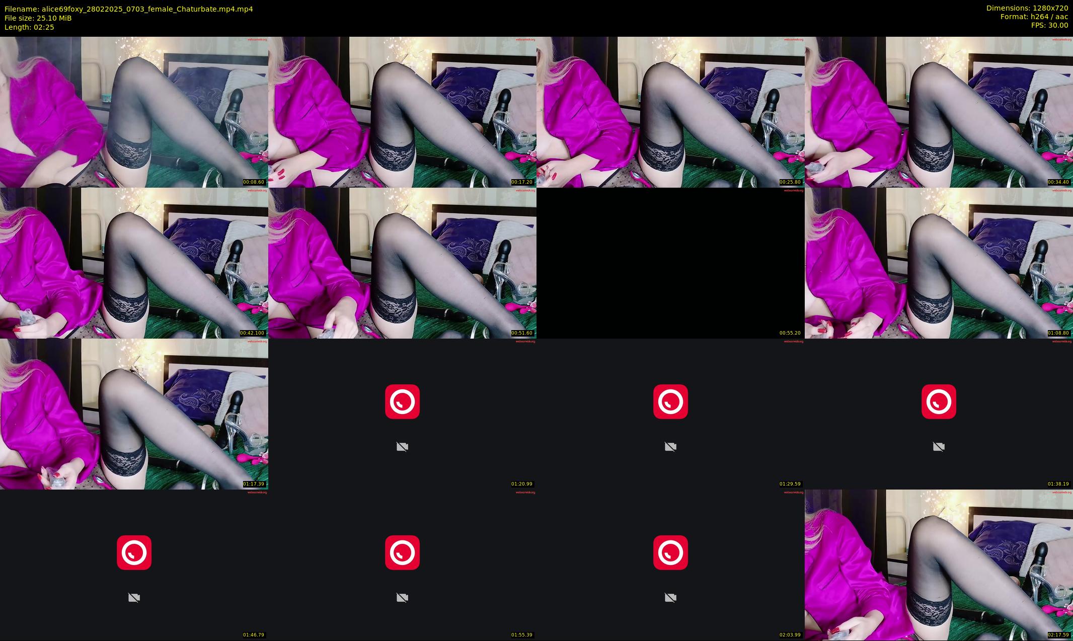 alice69foxy — 3 minute Chaturbate female cam show recording, 720p, Feb 28, 2025