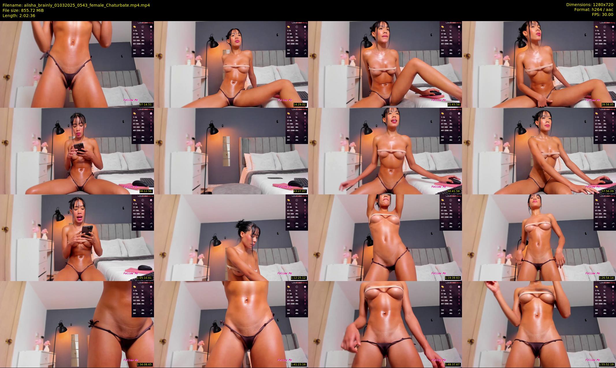 alisha_brainly — 123 minute Chaturbate female cam show recording, 720p, Mar 1, 2025