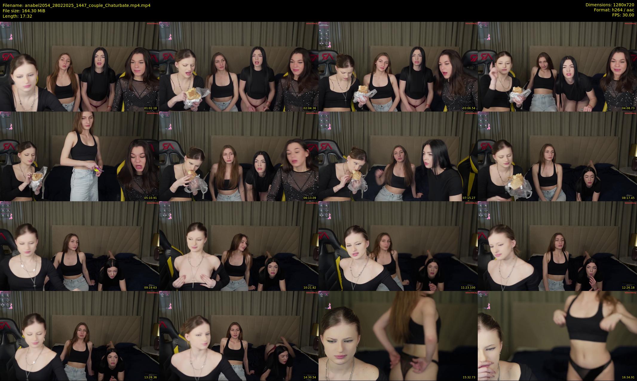 anabel2054 — 18 minute Chaturbate female cam show recording, 720p, Feb 28, 2025