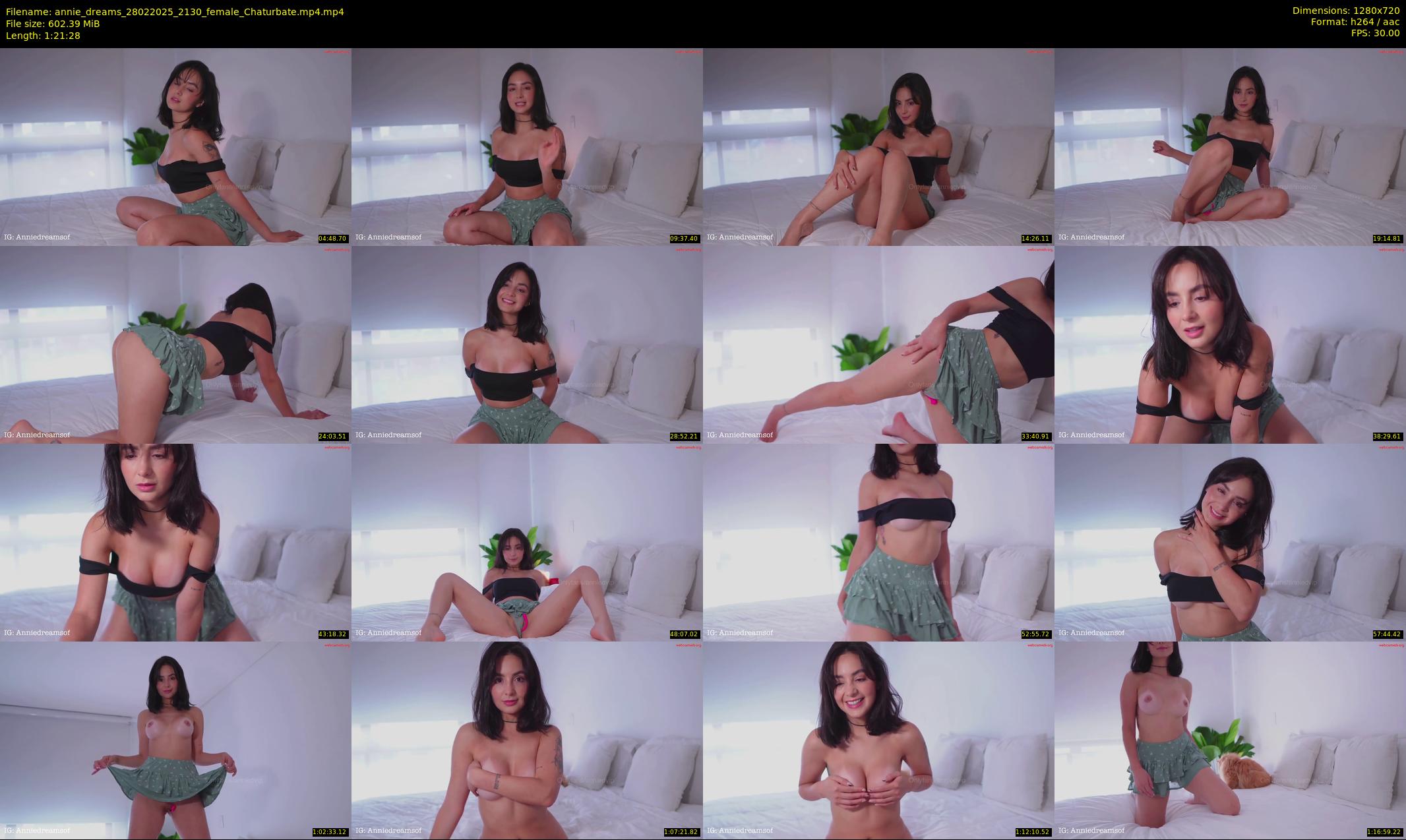 annie_dreams — 82 minute Chaturbate female cam show recording, 720p, Feb 28, 2025