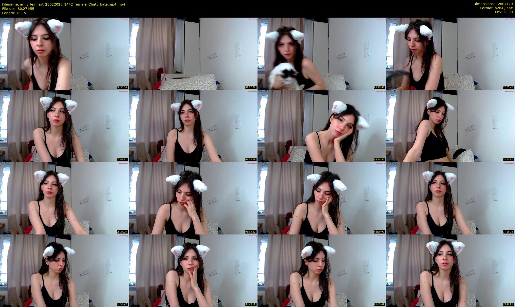 anny_leinhart — 11 minute Chaturbate female cam show recording, 720p, Feb 28, 2025