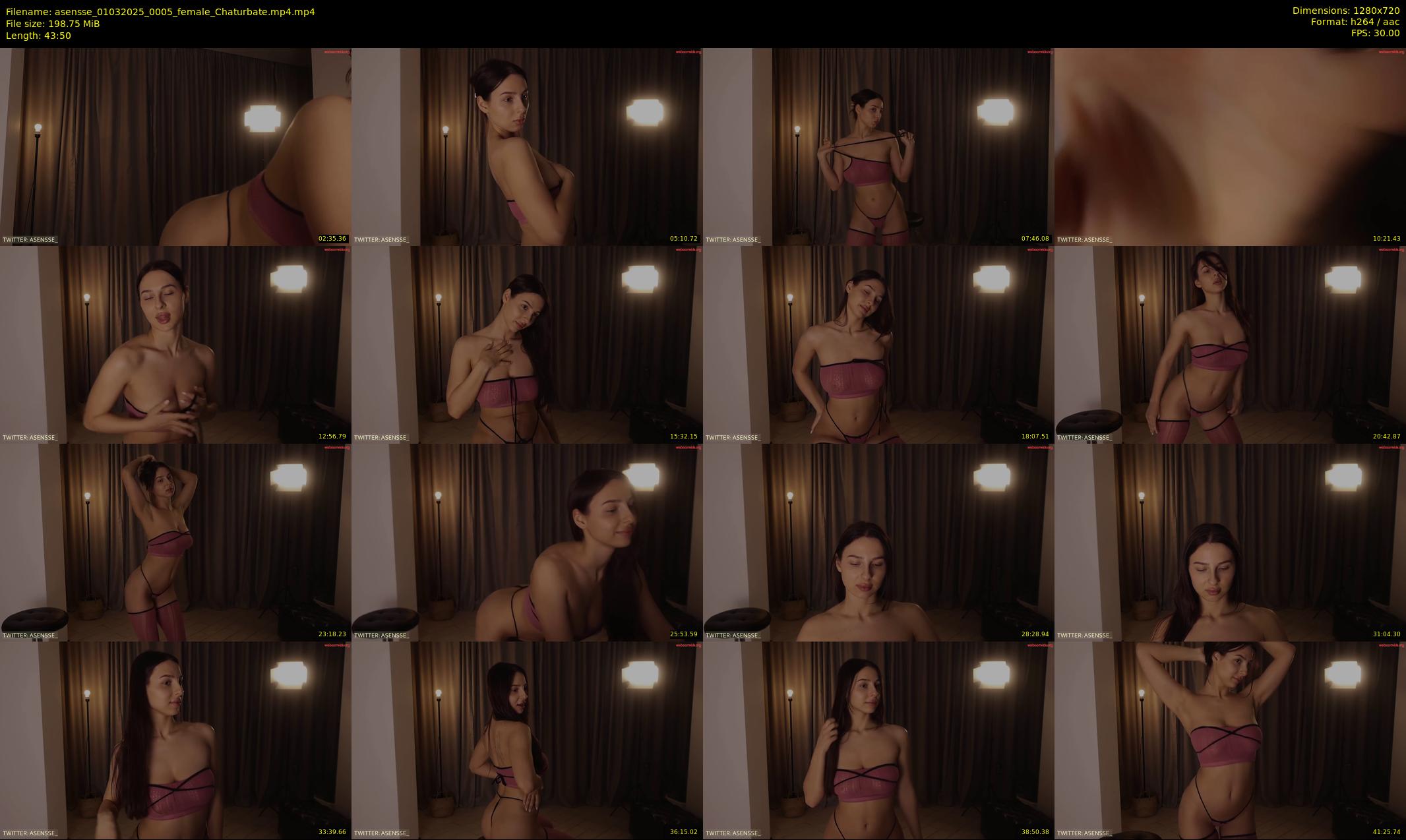 asensse — 44 minute Chaturbate female cam show recording, 720p, Mar 1, 2025
