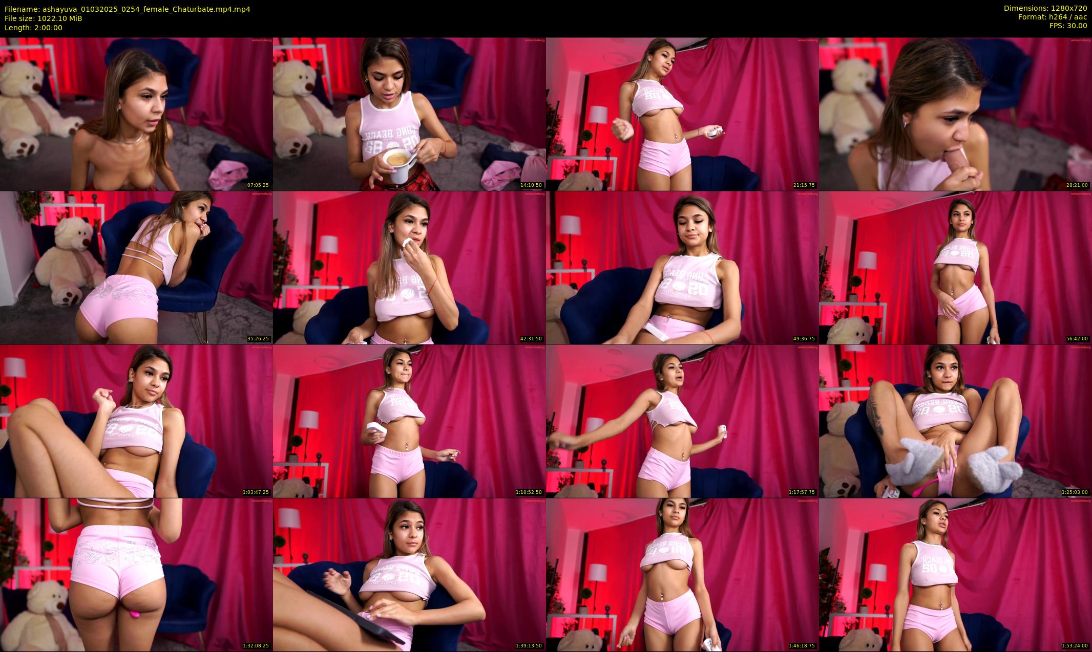 ashayuva — 120 minute Chaturbate female cam show recording, 720p, Mar 1, 2025