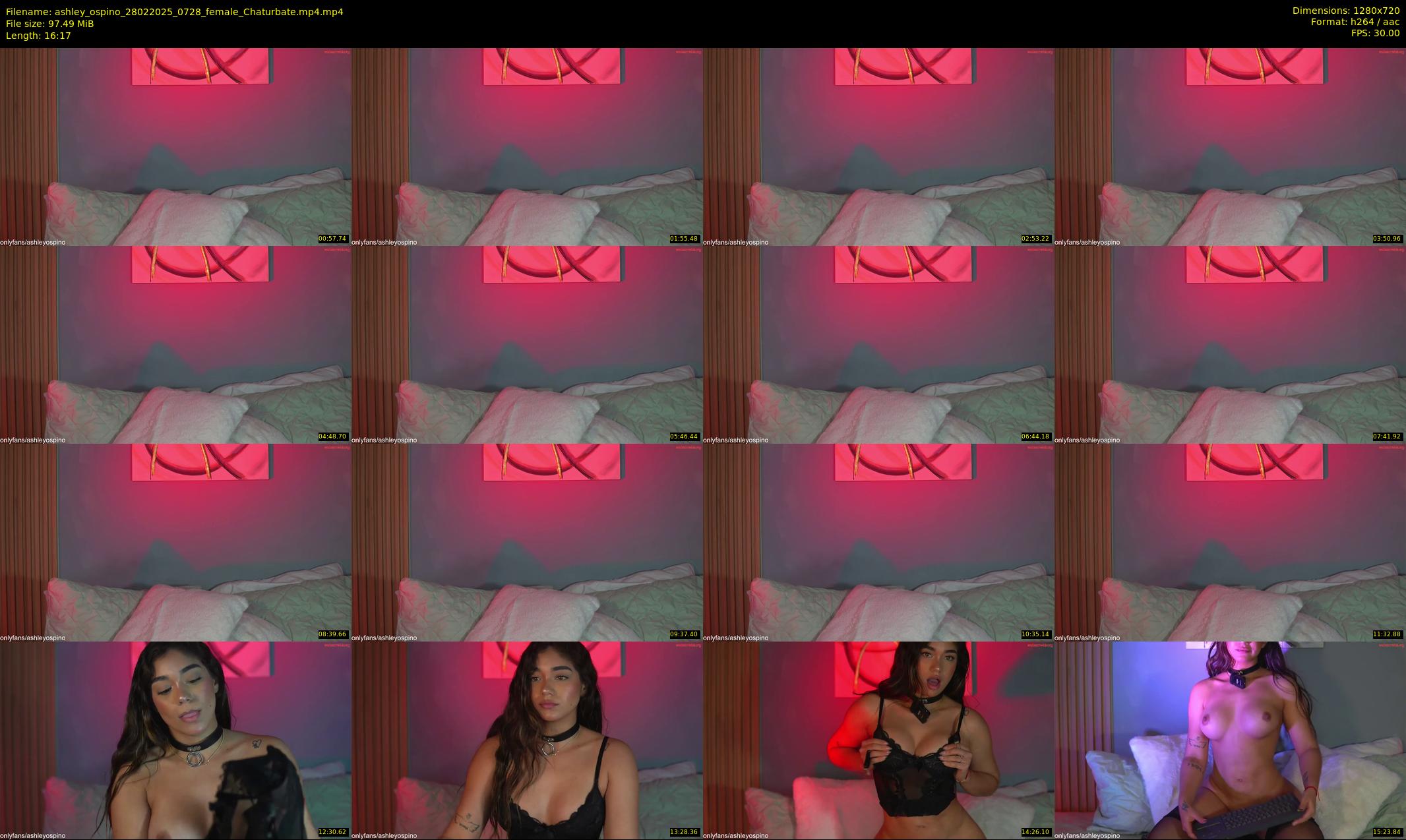 ashley_ospino — 17 minute Chaturbate couple cam show recording, 720p, Feb 28, 2025