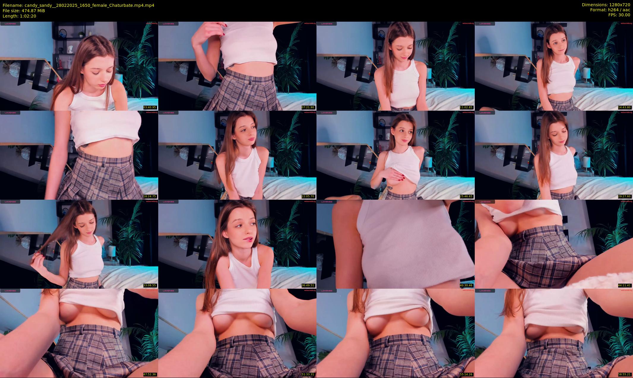 candy_sandy_ — 63 minute Chaturbate female cam show recording, 720p, Feb 28, 2025