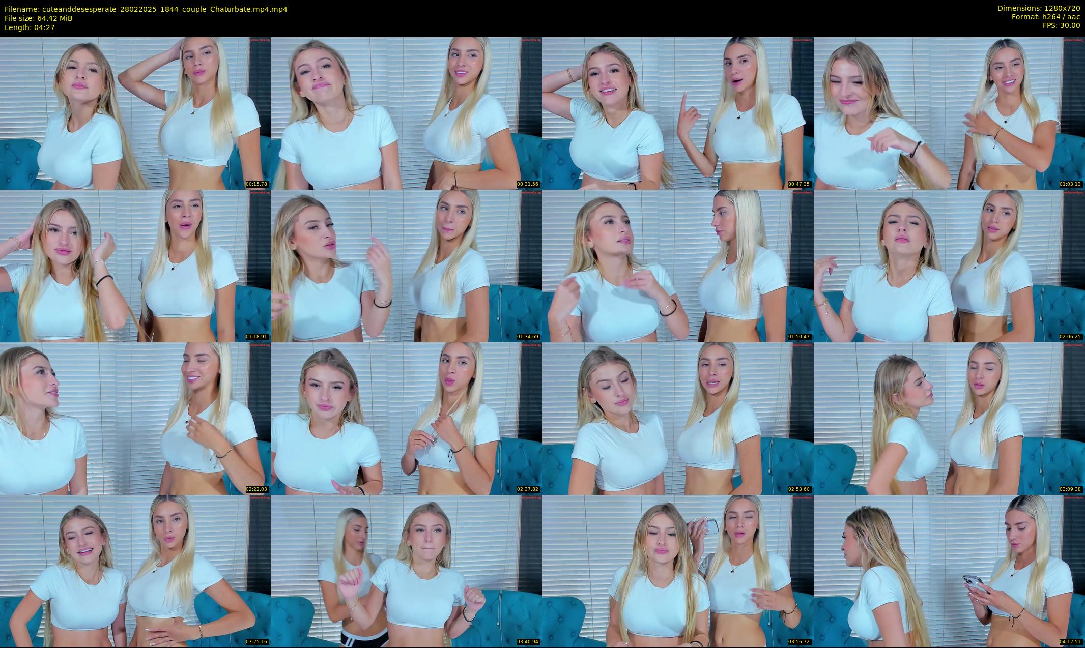 cuteanddesesperate — 5 minute Chaturbate female cam show recording, 720p, Feb 28, 2025