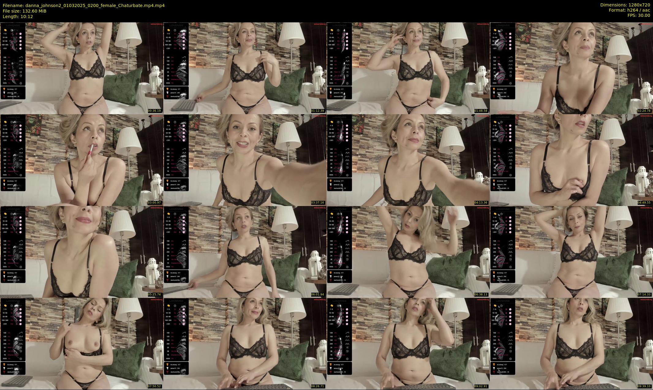 danna_johnson2 — 11 minute Chaturbate female cam show recording, 720p, Mar 1, 2025