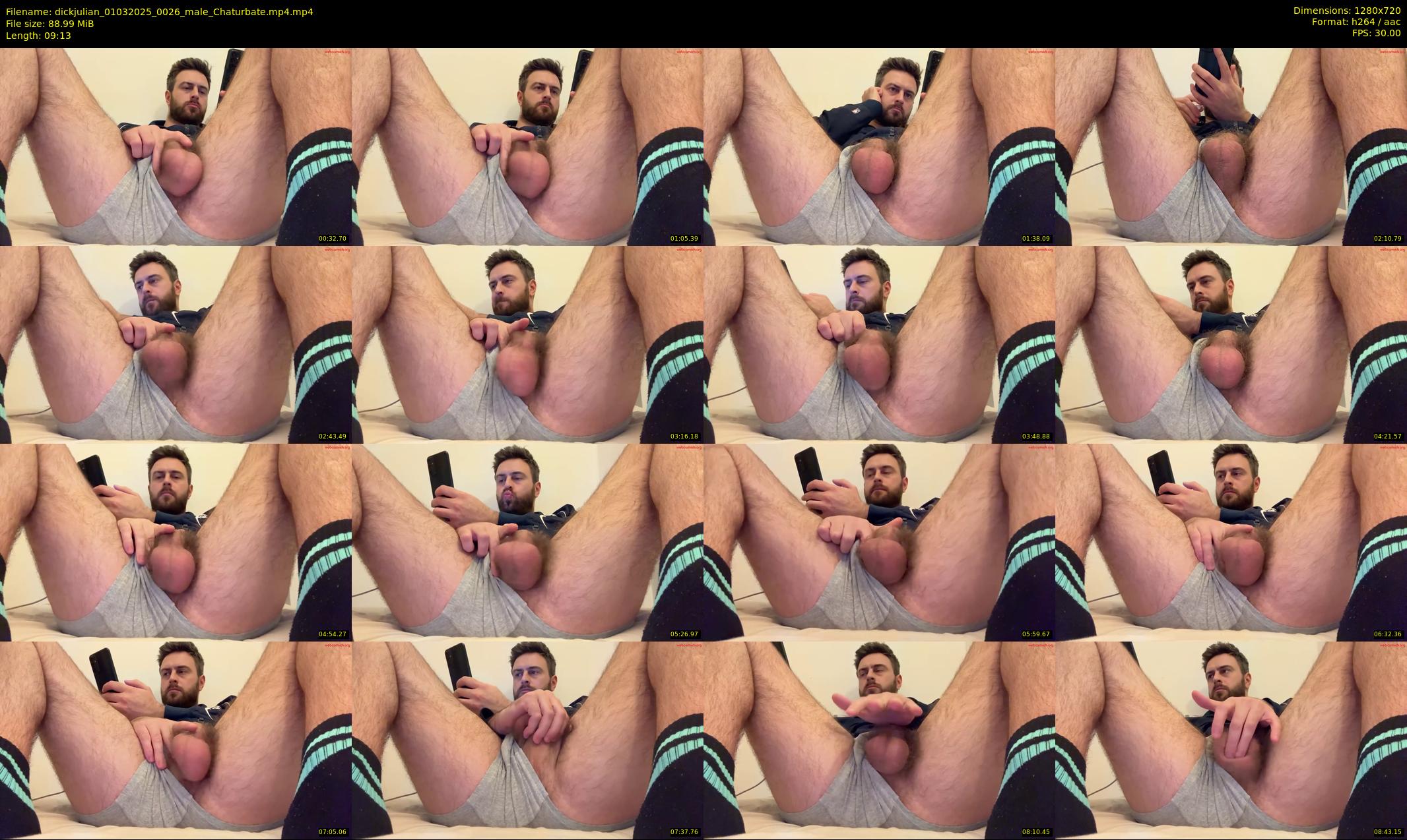 dickjulian — 10 minute Chaturbate male cam show recording, 720p, Mar 1, 2025