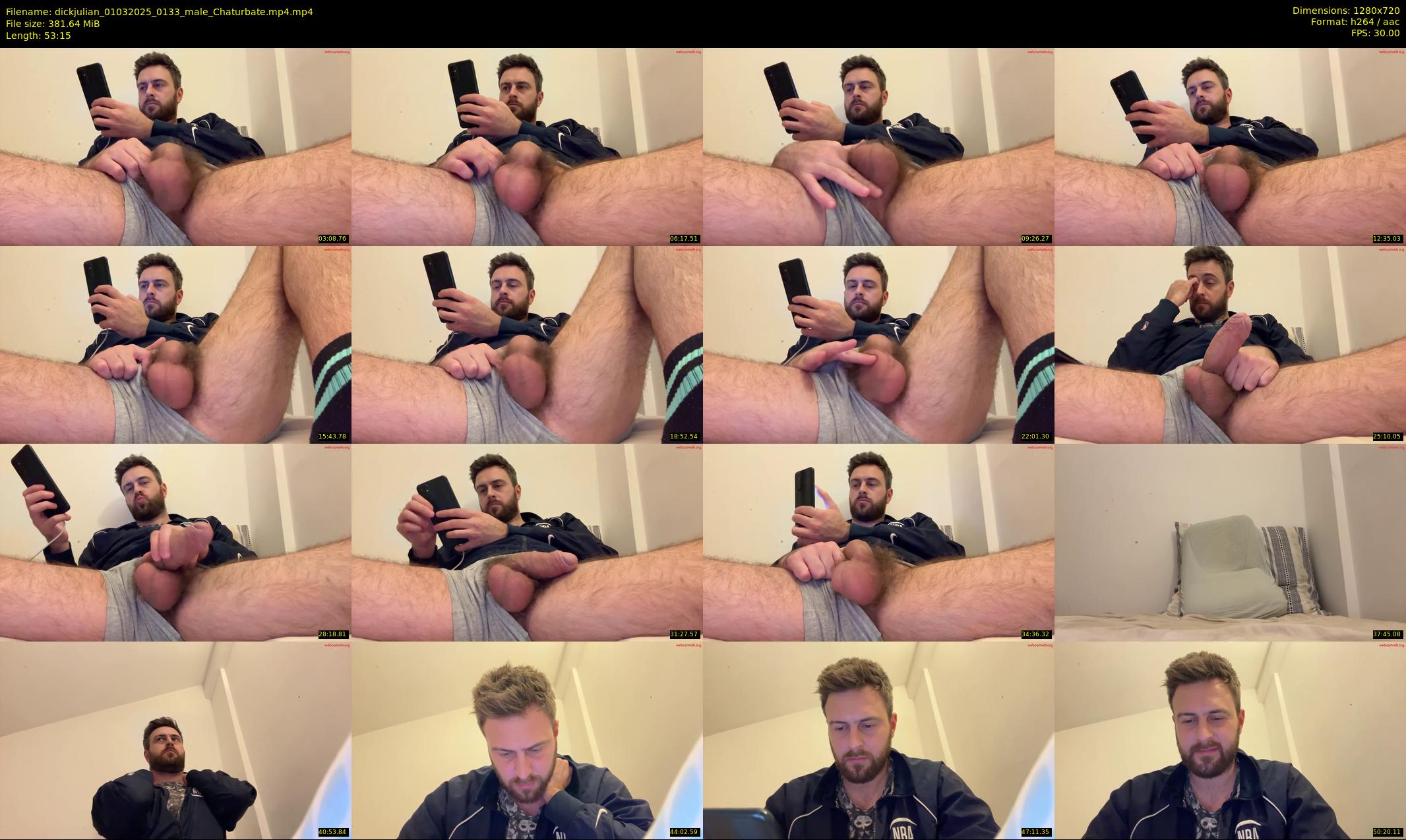 dickjulian — 54 minute Chaturbate male cam show recording, 720p, Mar 1, 2025