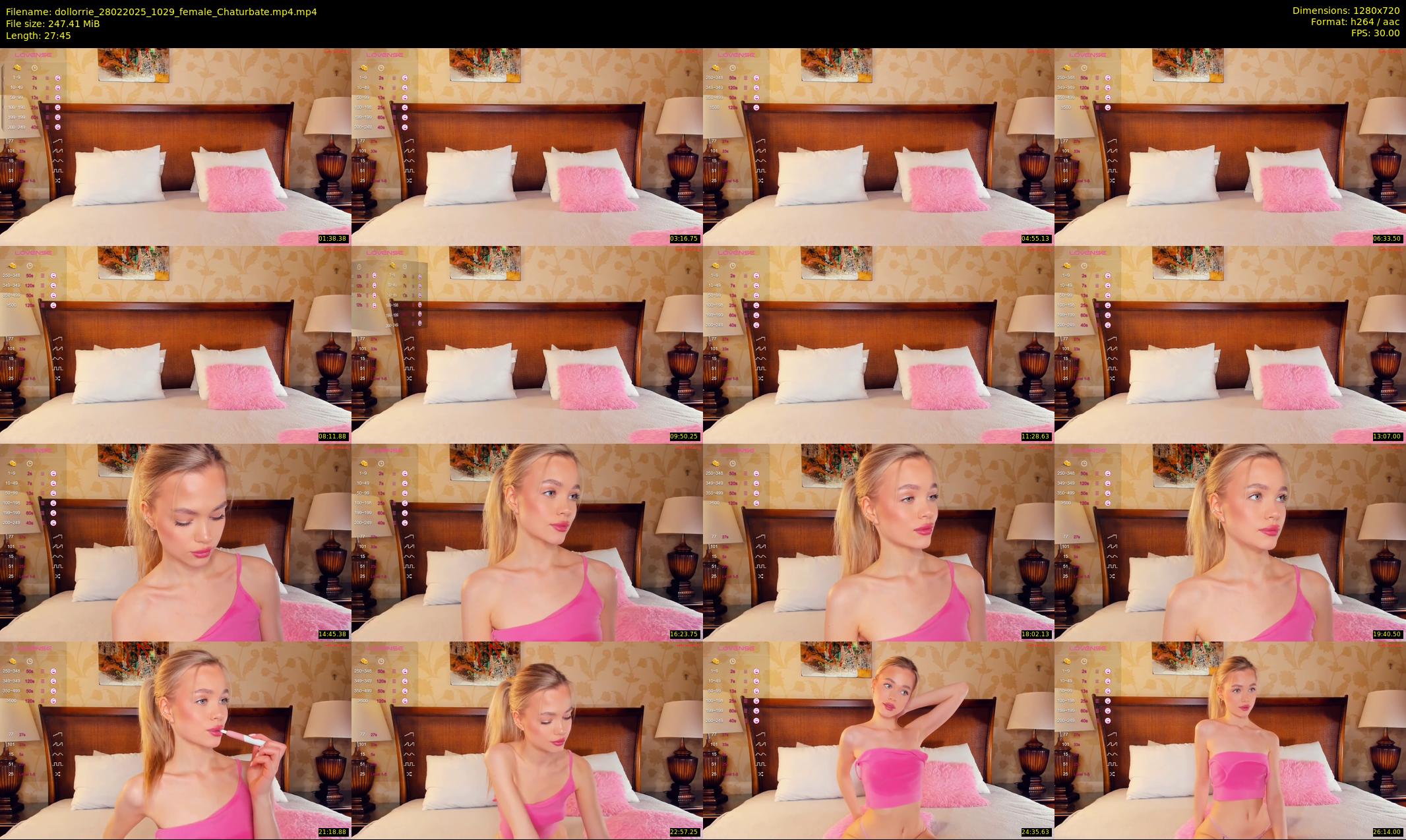 dollorrie — 28 minute Chaturbate couple cam show recording, 720p, Feb 28, 2025